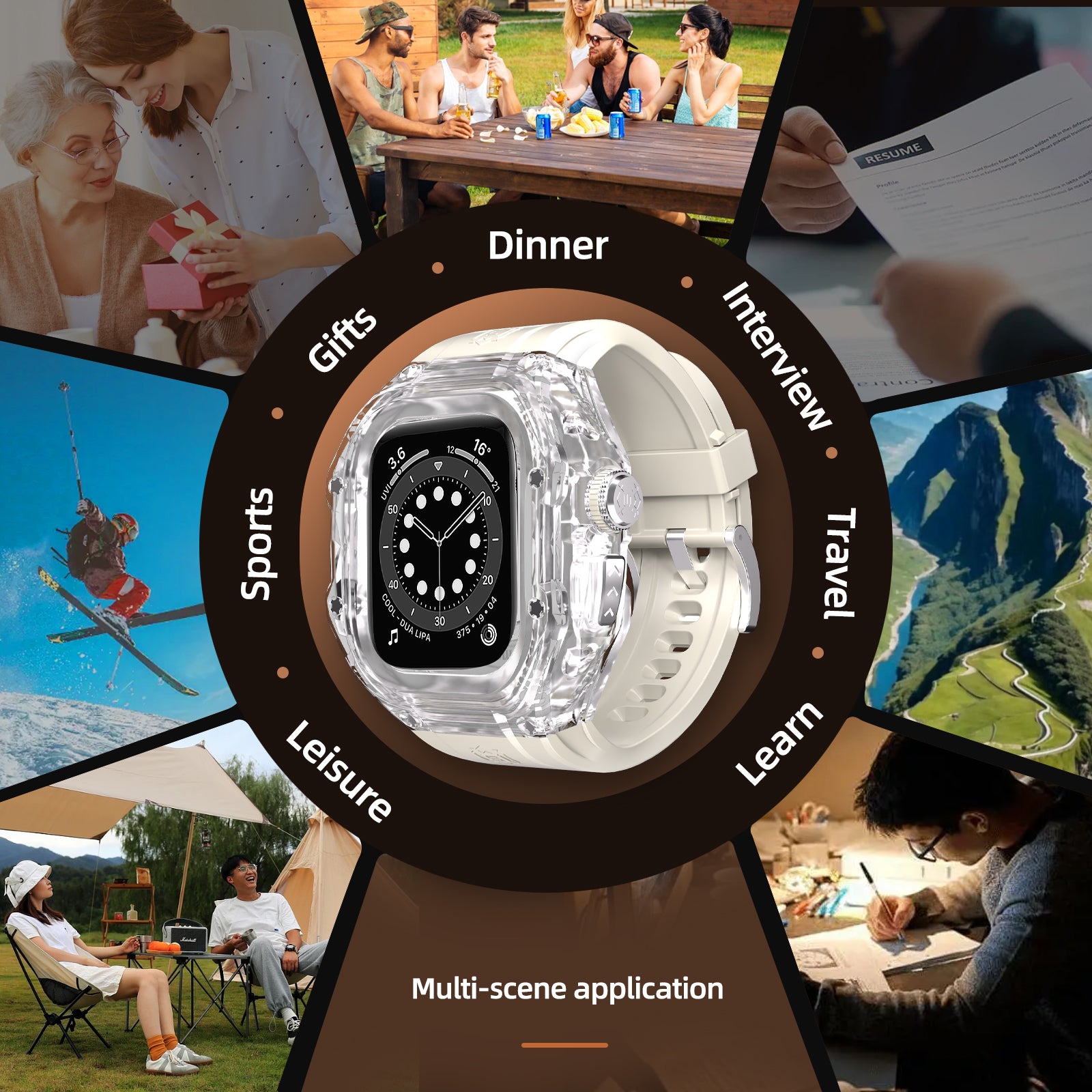 Apple Watch Ultra 2 49mm Case Rugged Built-in Screen Protector