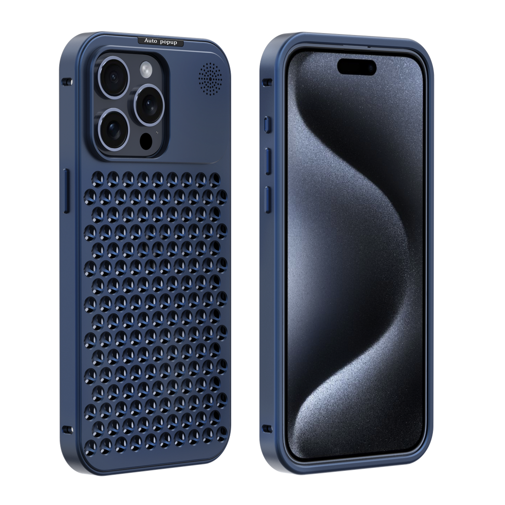 Apple iPhone 14 Pro Case Metal Aromatherapy Cooling