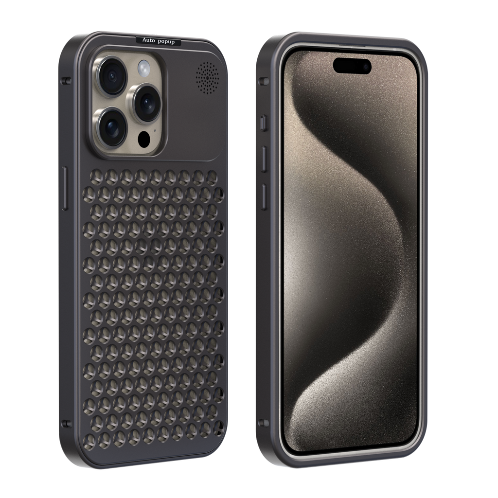 Apple iPhone 14 Pro Case Metal Aromatherapy Cooling