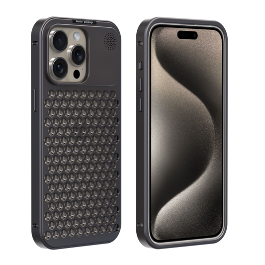 Apple iPhone 14 Case Metal Aromatherapy Cooling