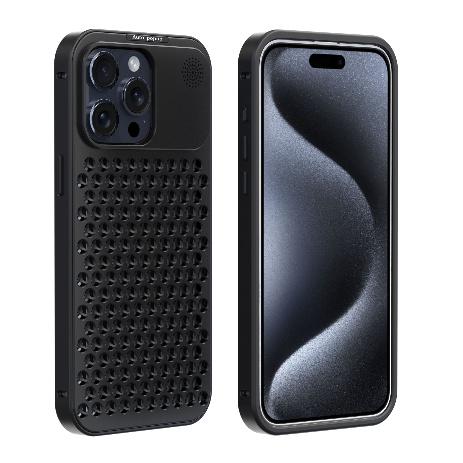 Apple iPhone 14 Pro Max Case Metal Aromatherapy Cooling