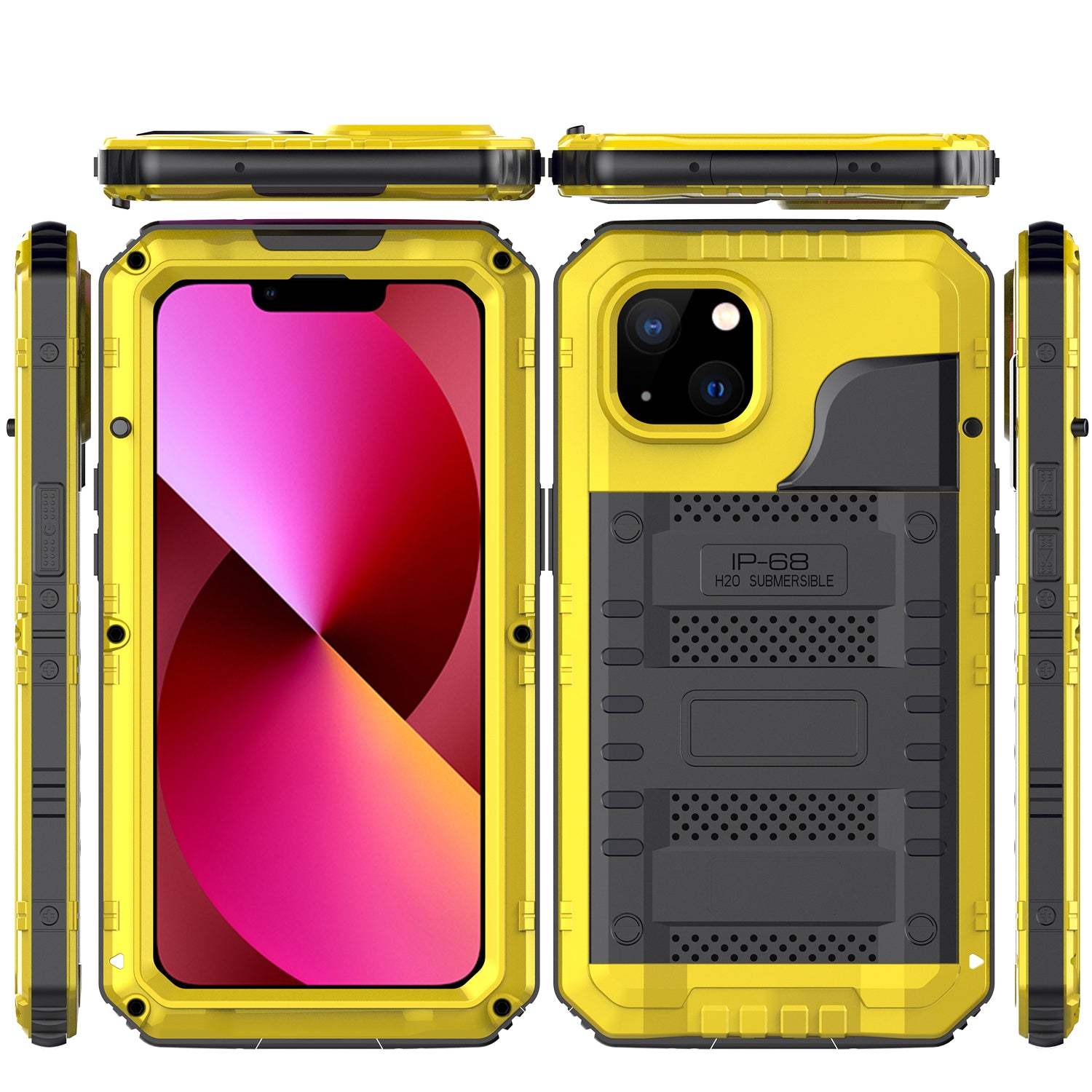 Apple iPhone 13 Case Waterproof Wolf Warrior