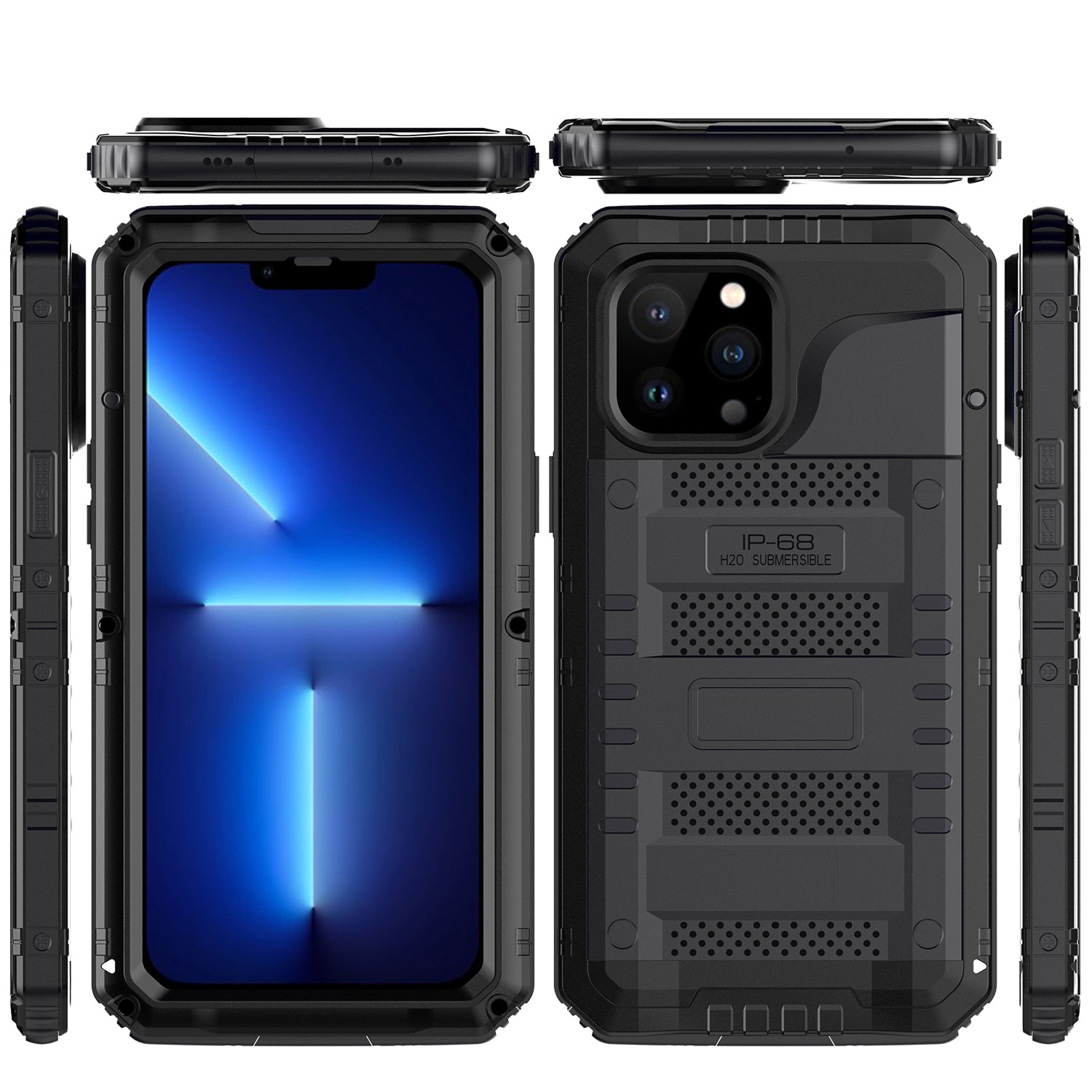 Apple iPhone 13 Pro Case Waterproof Wolf Warrior
