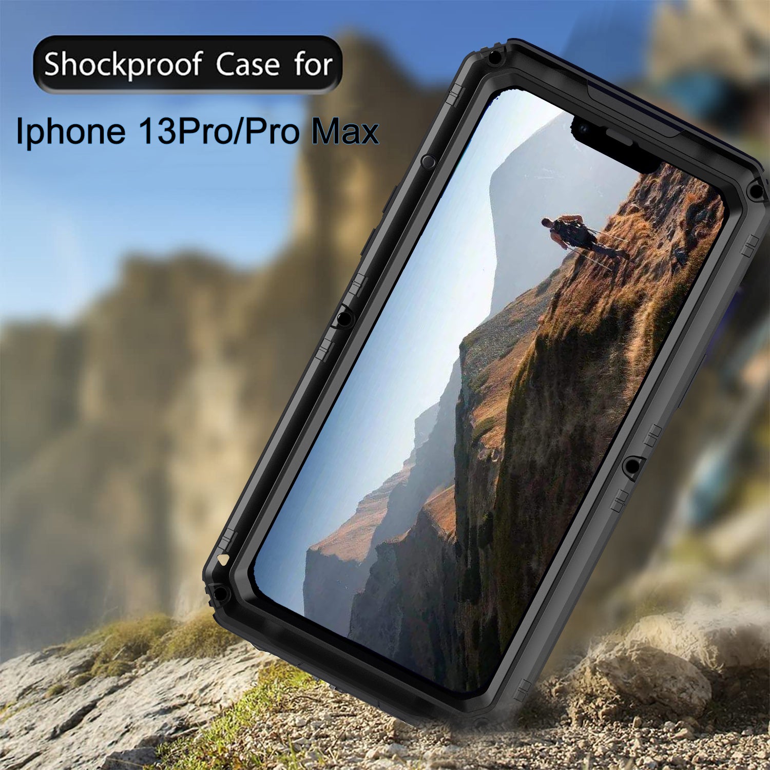 Apple iPhone 13 Pro Case Waterproof Wolf Warrior