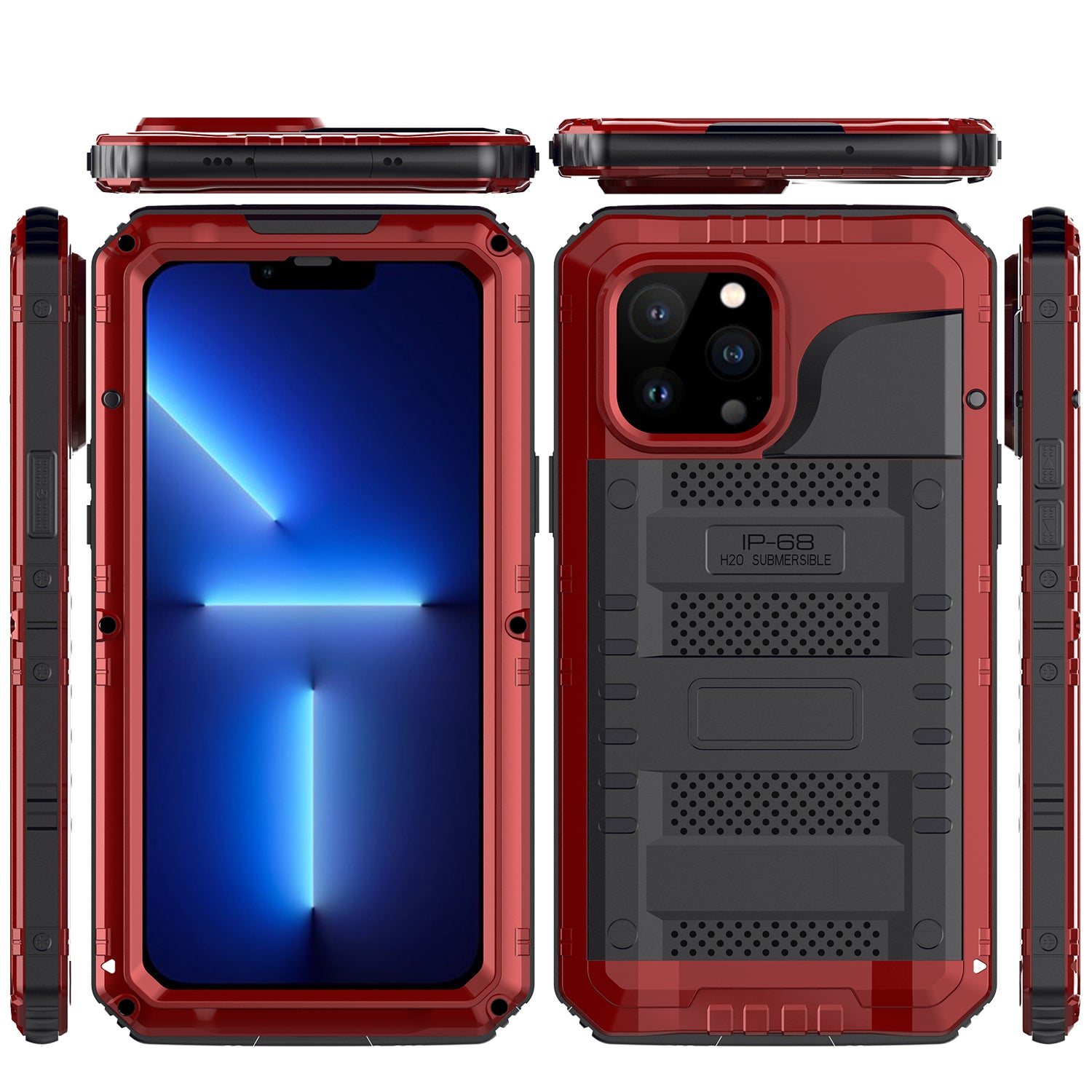 Apple iPhone 13 Pro Max Case Waterproof Wolf Warrior
