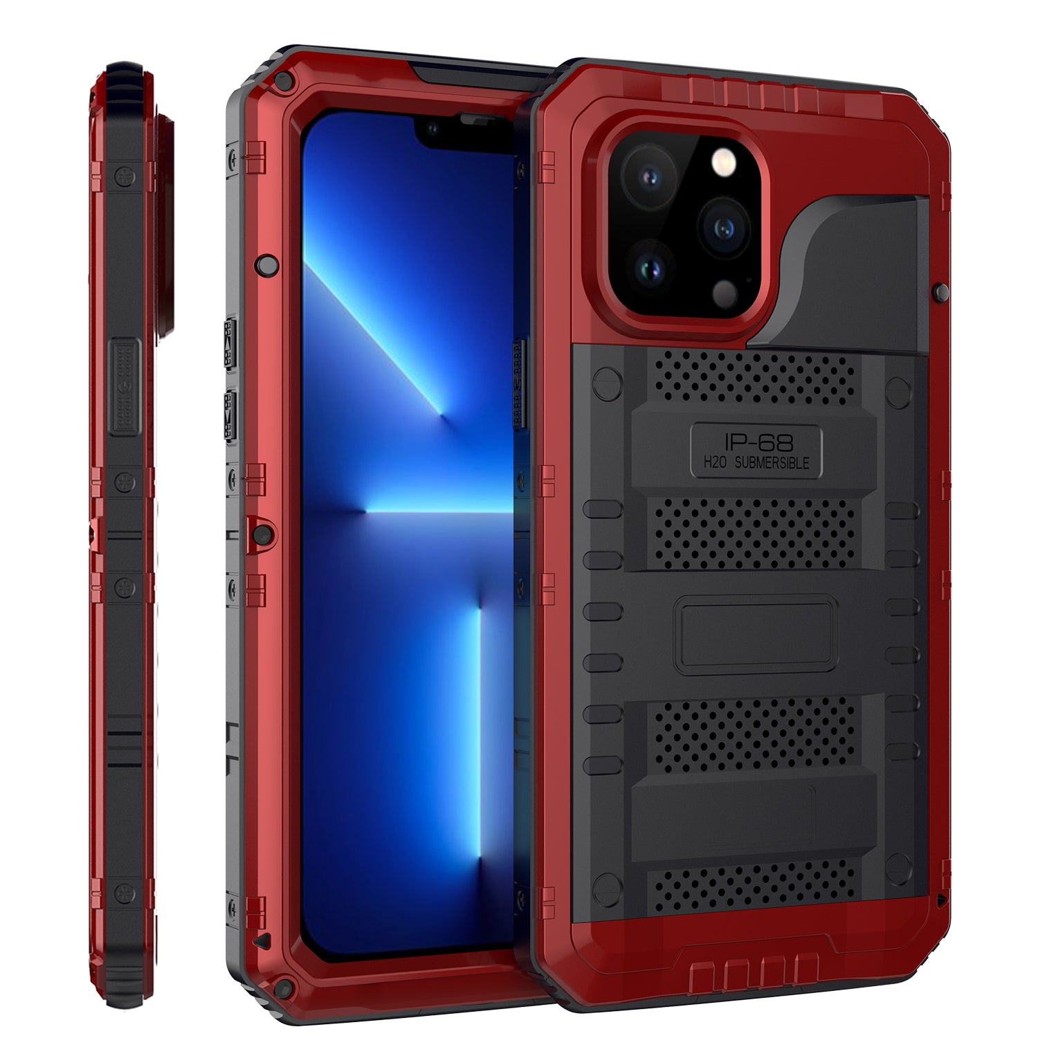 Apple iPhone 13 Pro Max Case Waterproof Wolf Warrior