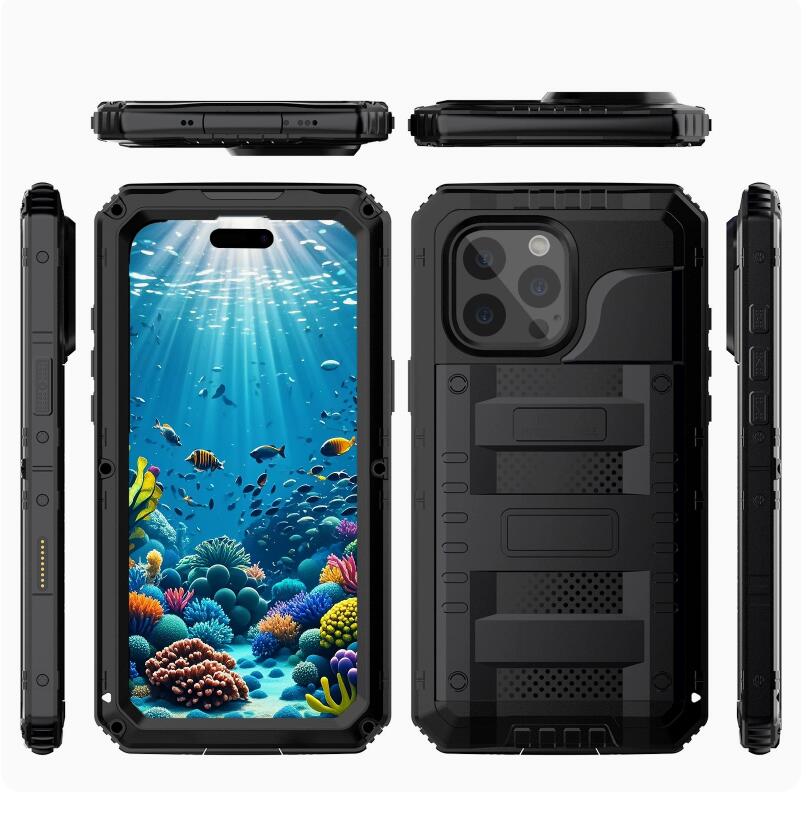 Apple iPhone 14 Pro Case Waterproof Wolf Warrior