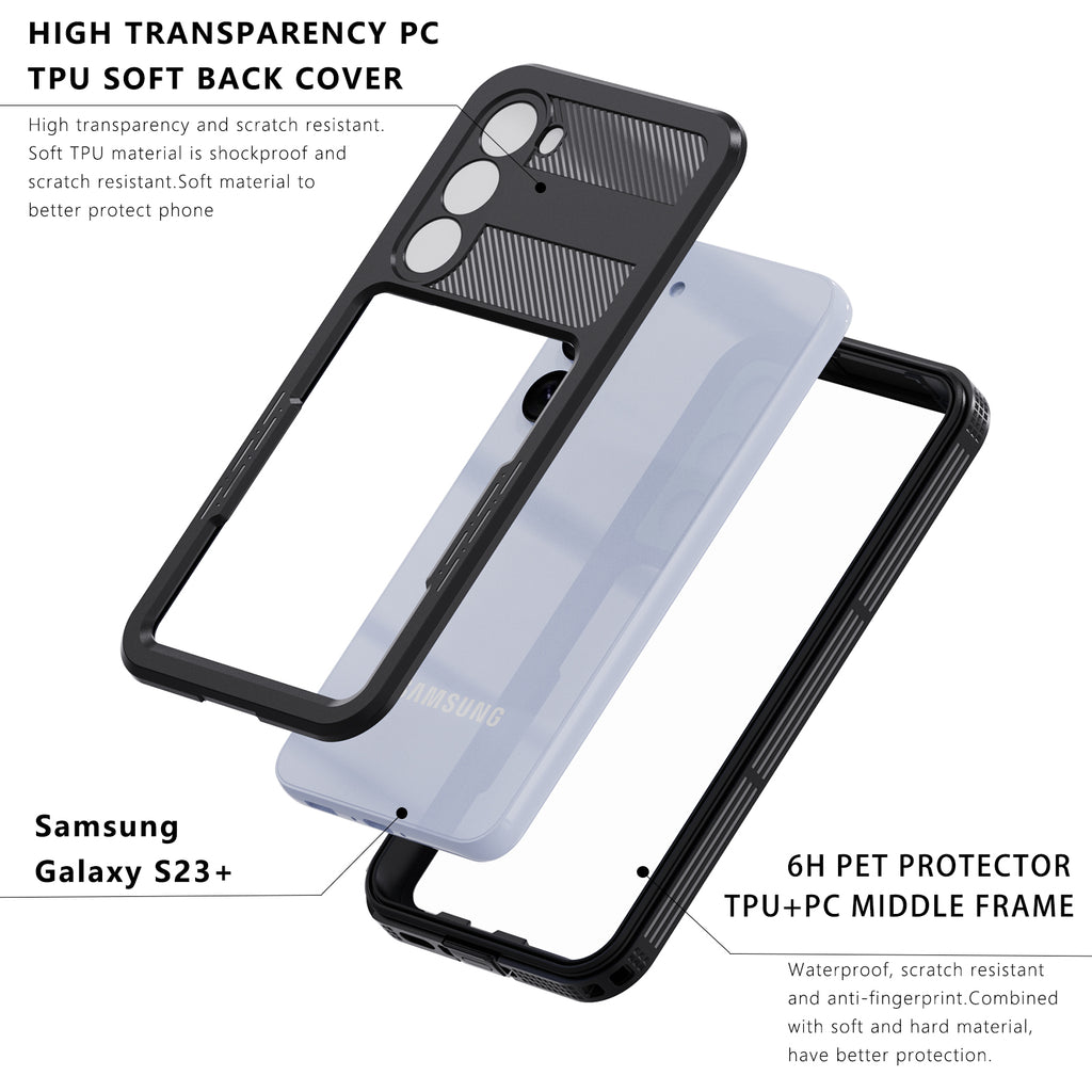 Samsung Galaxy S23 Plus Case Waterproof Mars Magsafe
