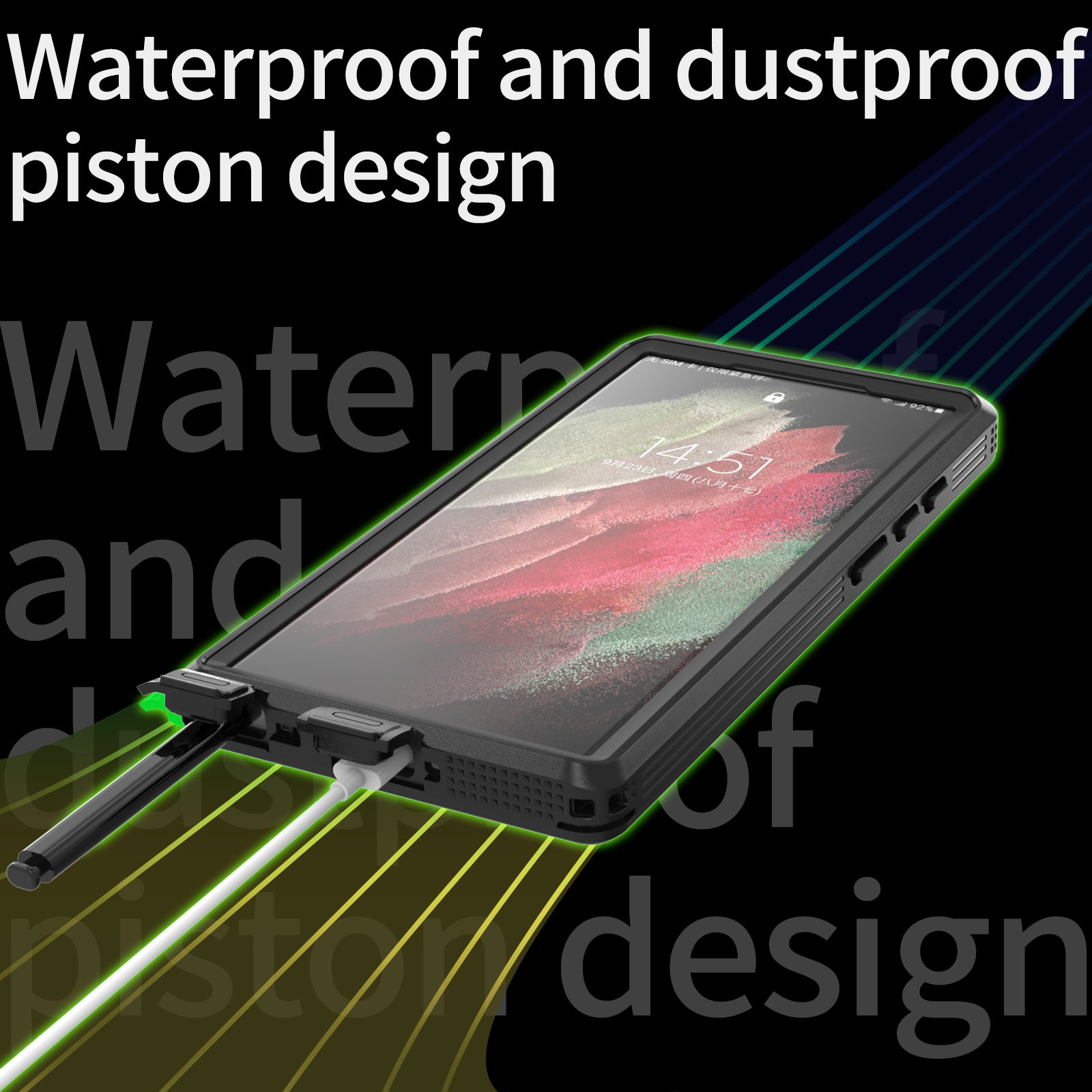 Samsung Galaxy S23 Ultra Case Waterproof Mars Magsafe