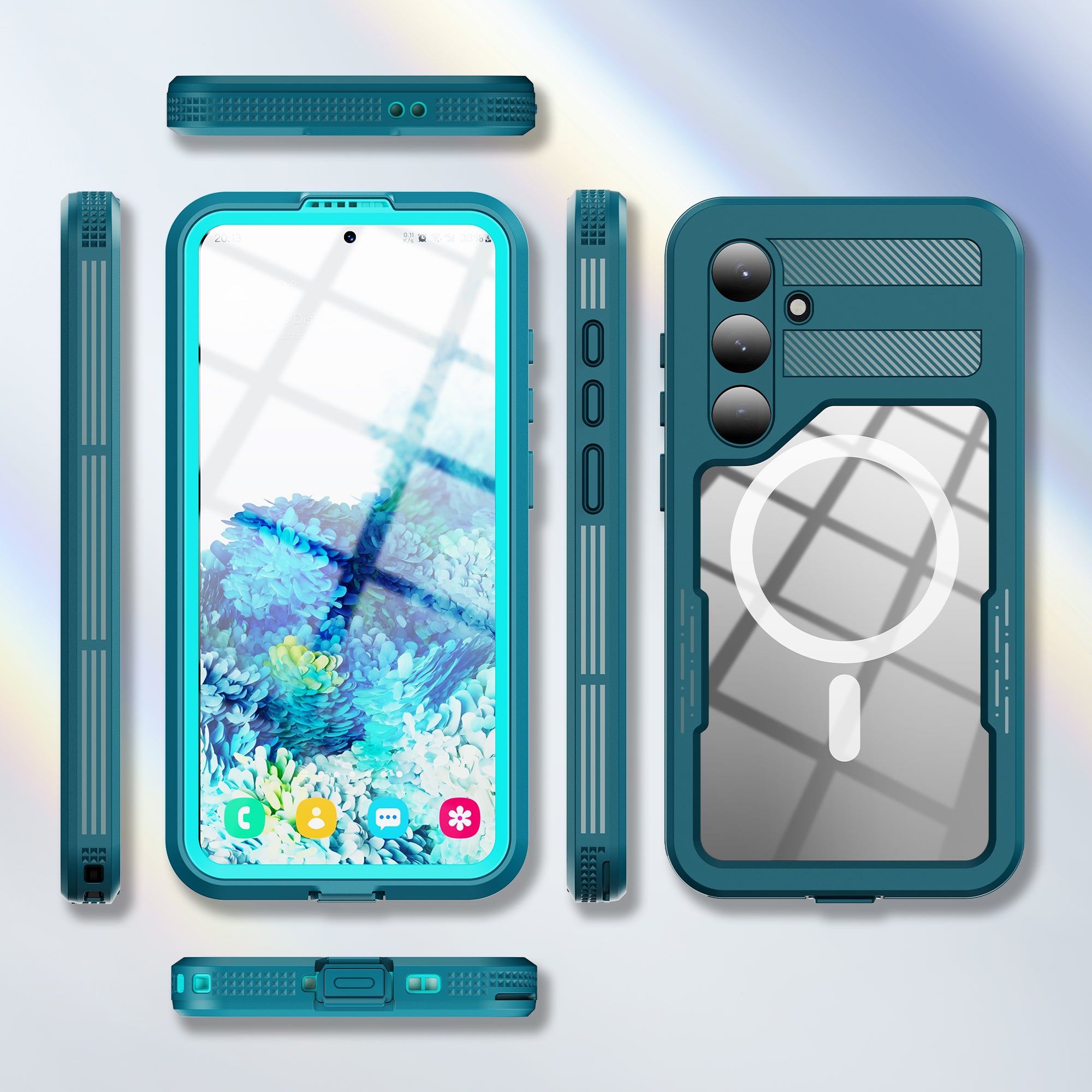 Samsung Galaxy S24 Plus Case Waterproof Mars Magsafe