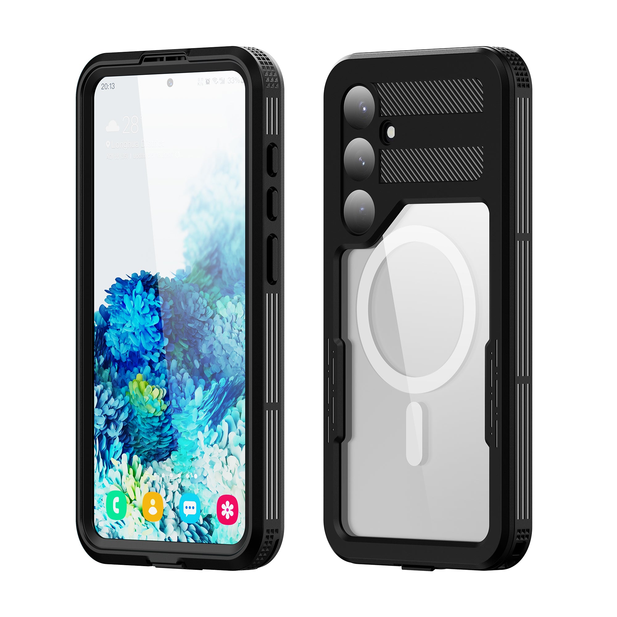 Samsung Galaxy S24 Plus Case Waterproof Mars Magsafe