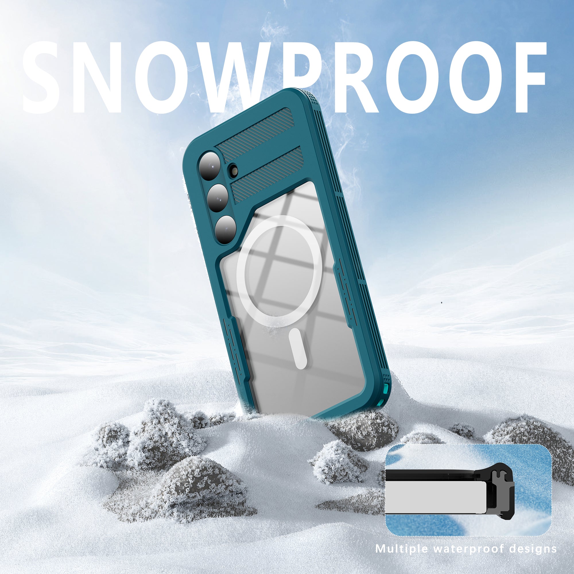 Samsung Galaxy S24 Plus Case Waterproof Mars Magsafe