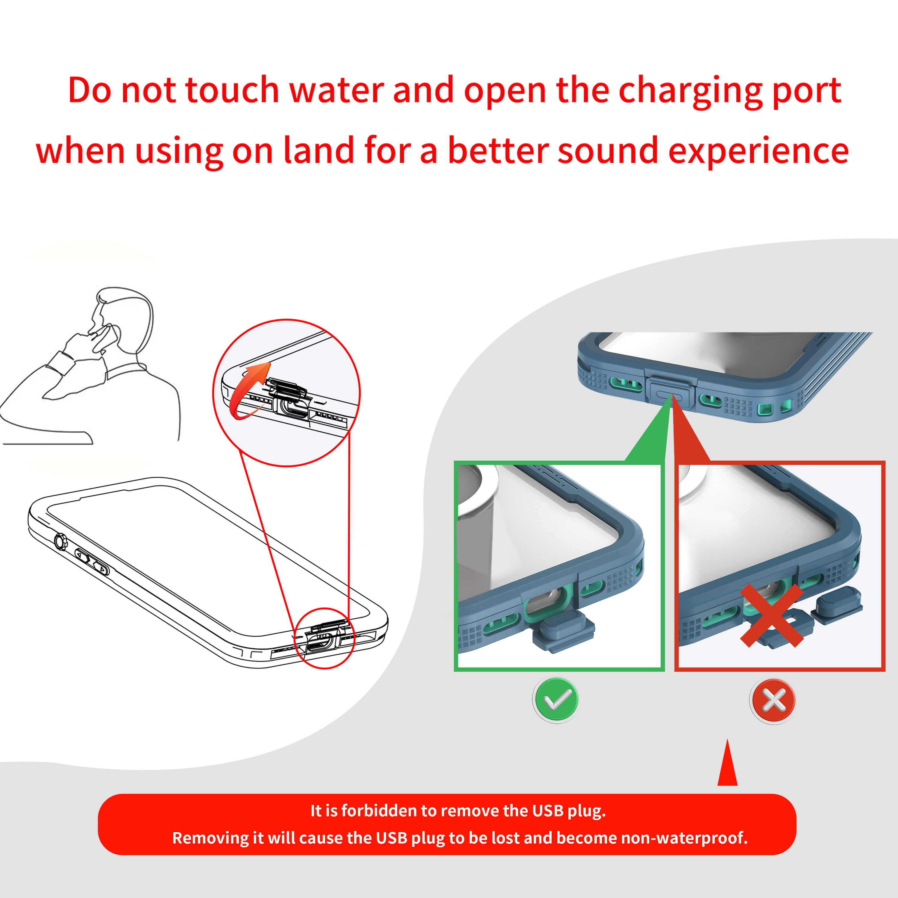 Samsung Galaxy S25 Plus Case Waterproof Mars Magsafe
