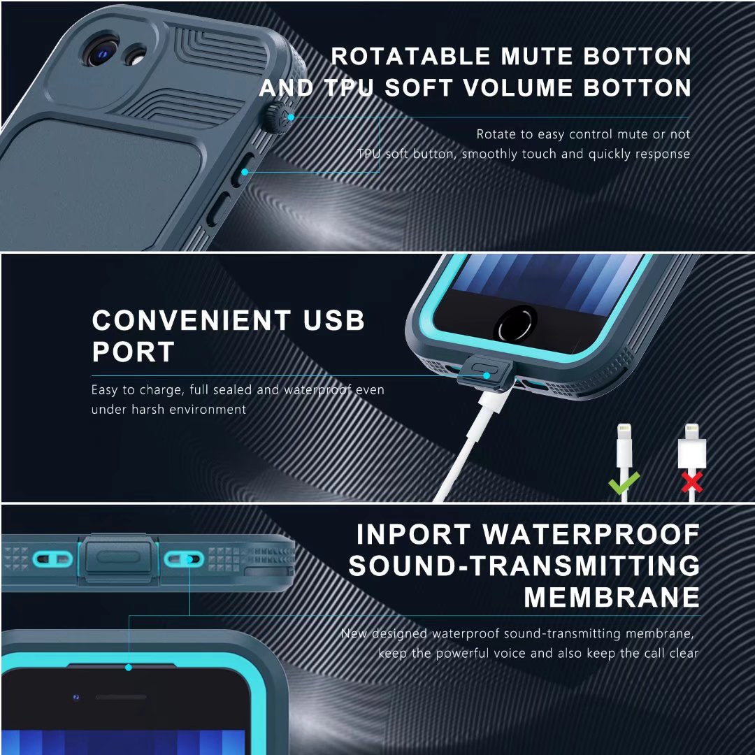 Apple iPhone SE 2022 Case Waterproof Mars Magsafe