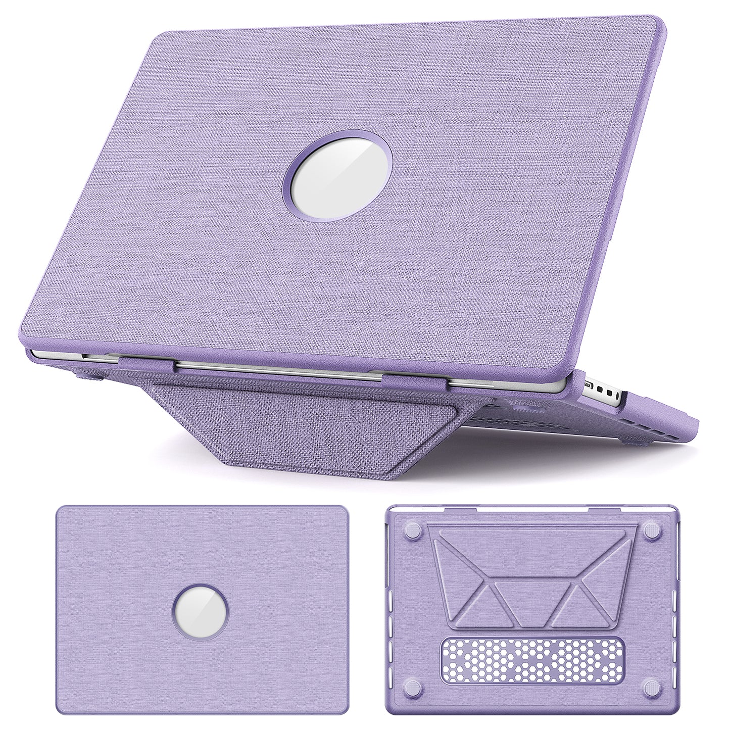 unique-foldable-stand-macbook-pro-14-2-a2918-case-fabric-skin_4