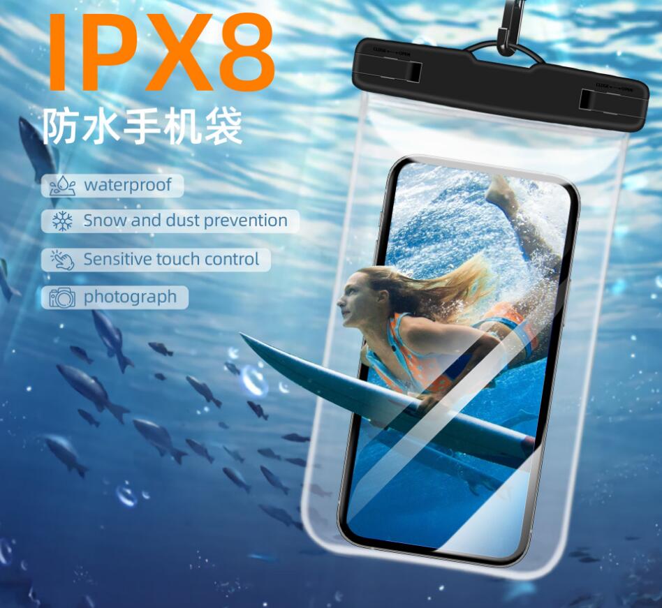 Clear PVC Universal iPhone Samsung Google Phone Bag Waterproof