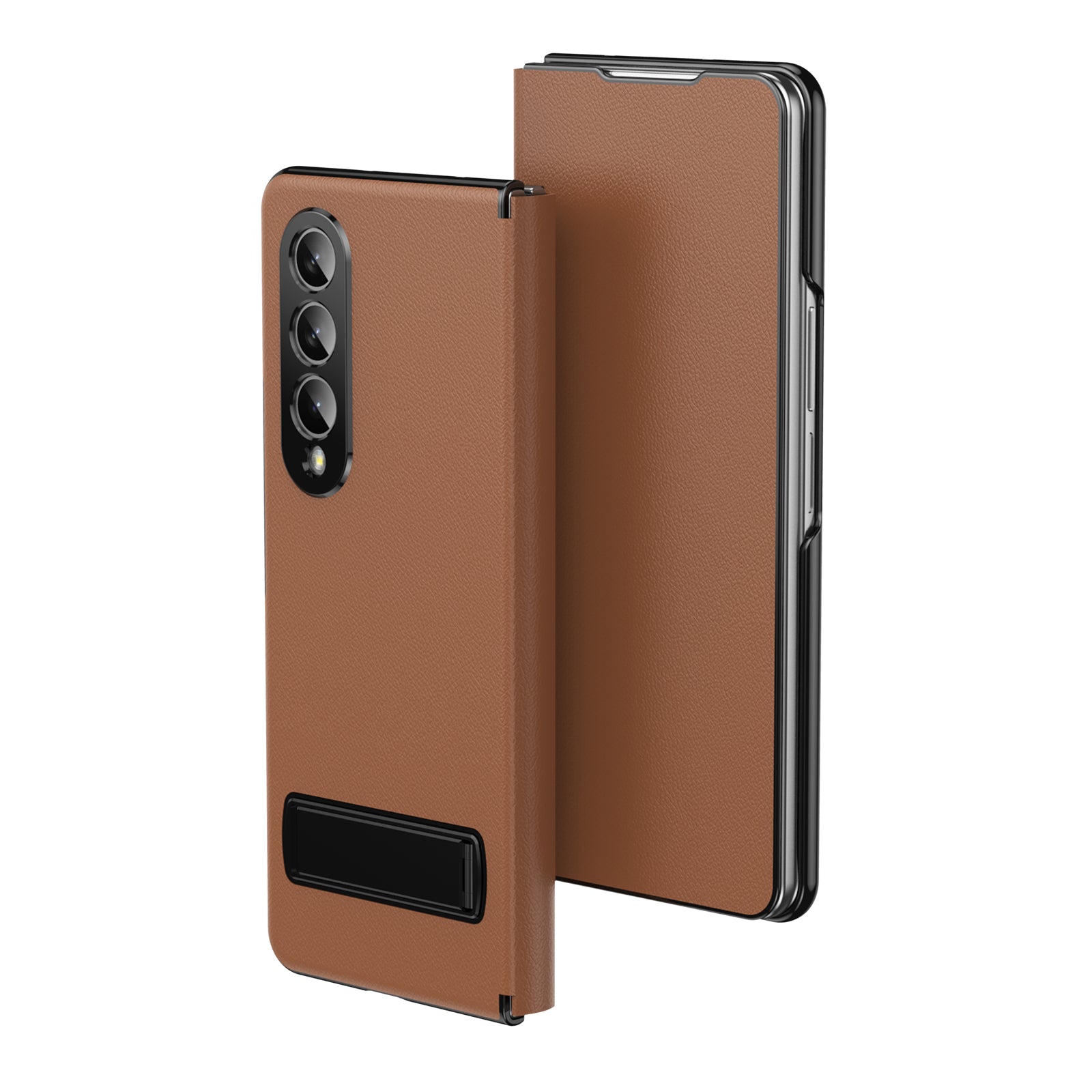 vacuum-plating-flip-stand-stand-galaxy-z-fold3-leather-case_7