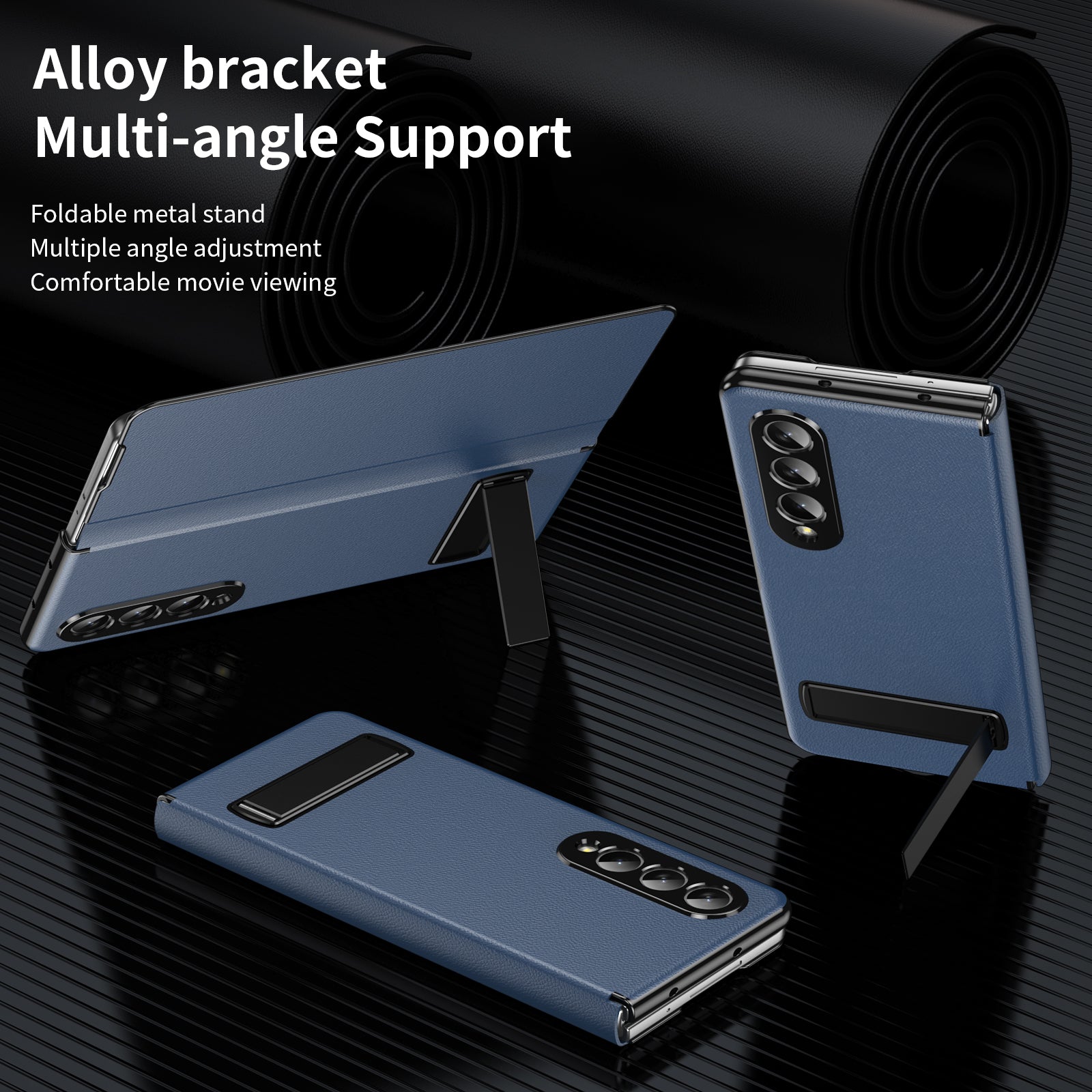 vacuum-plating-flip-stand-stand-galaxy-z-fold4-leather-case_10