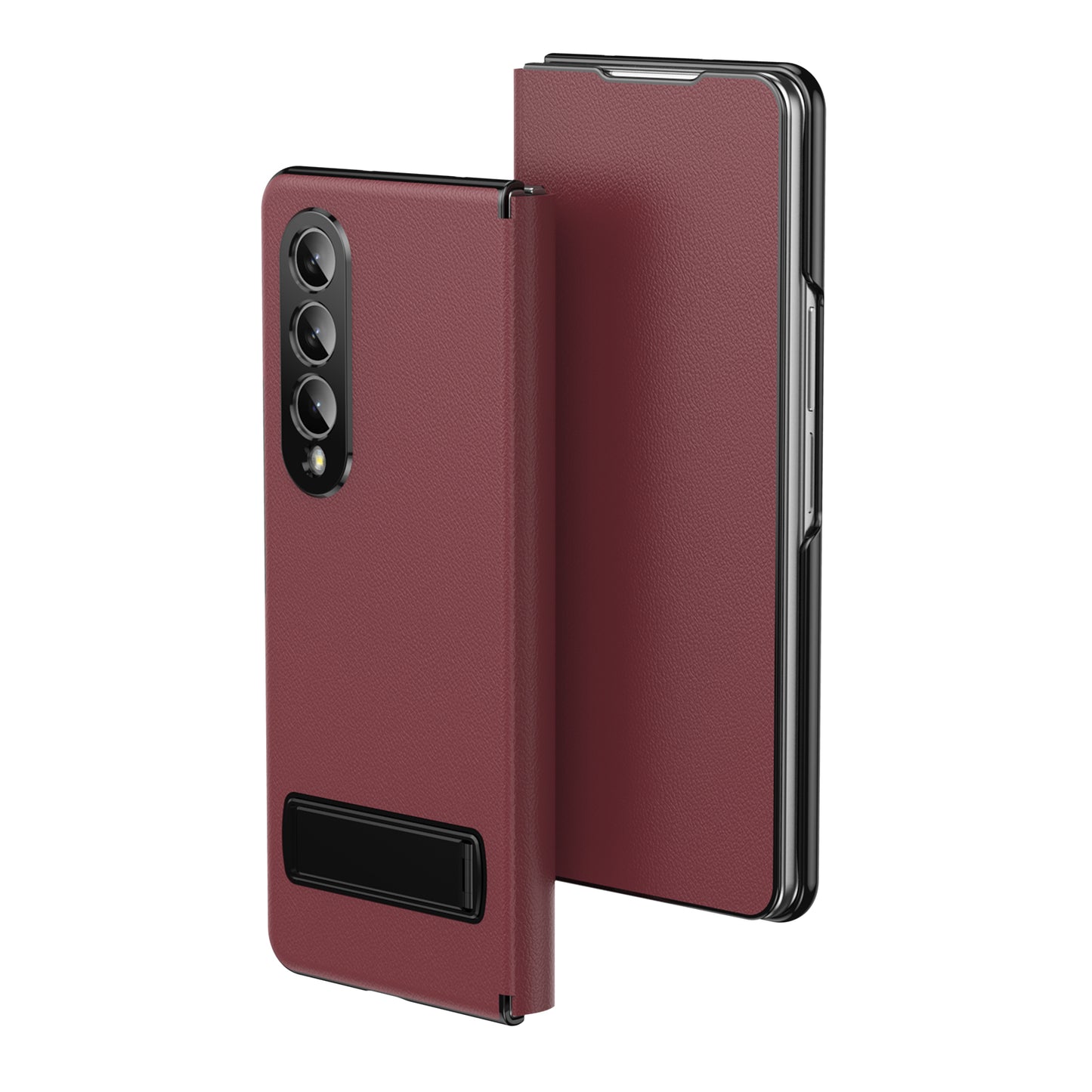 vacuum-plating-flip-stand-stand-galaxy-z-fold4-leather-case_4