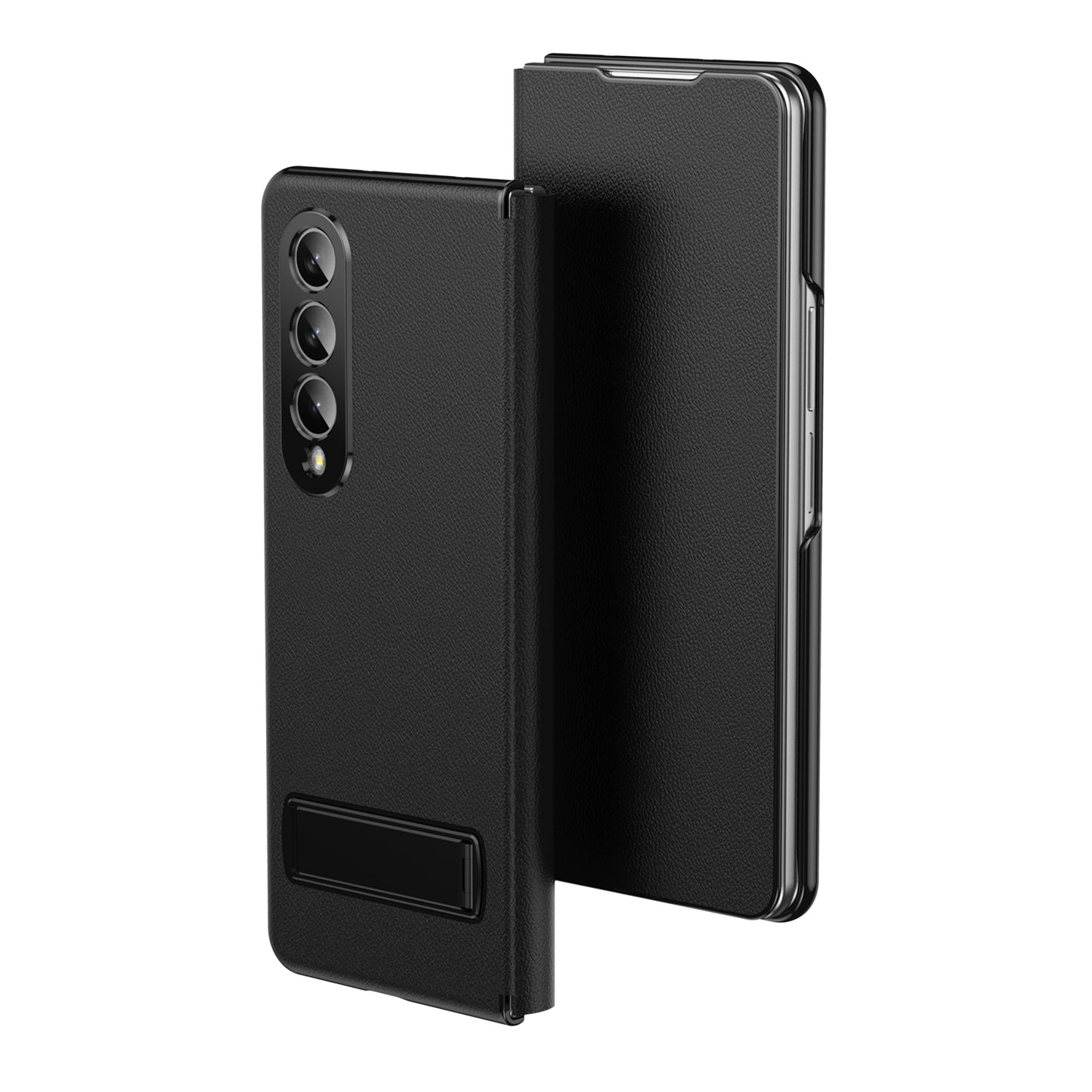 vacuum-plating-flip-stand-stand-galaxy-z-fold4-leather-case_5