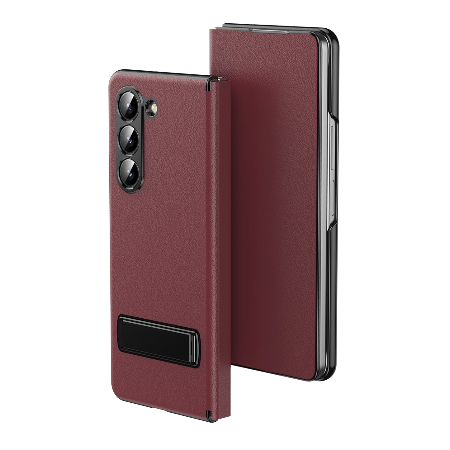 vacuum-plating-flip-stand-stand-galaxy-z-fold5-leather-case_4