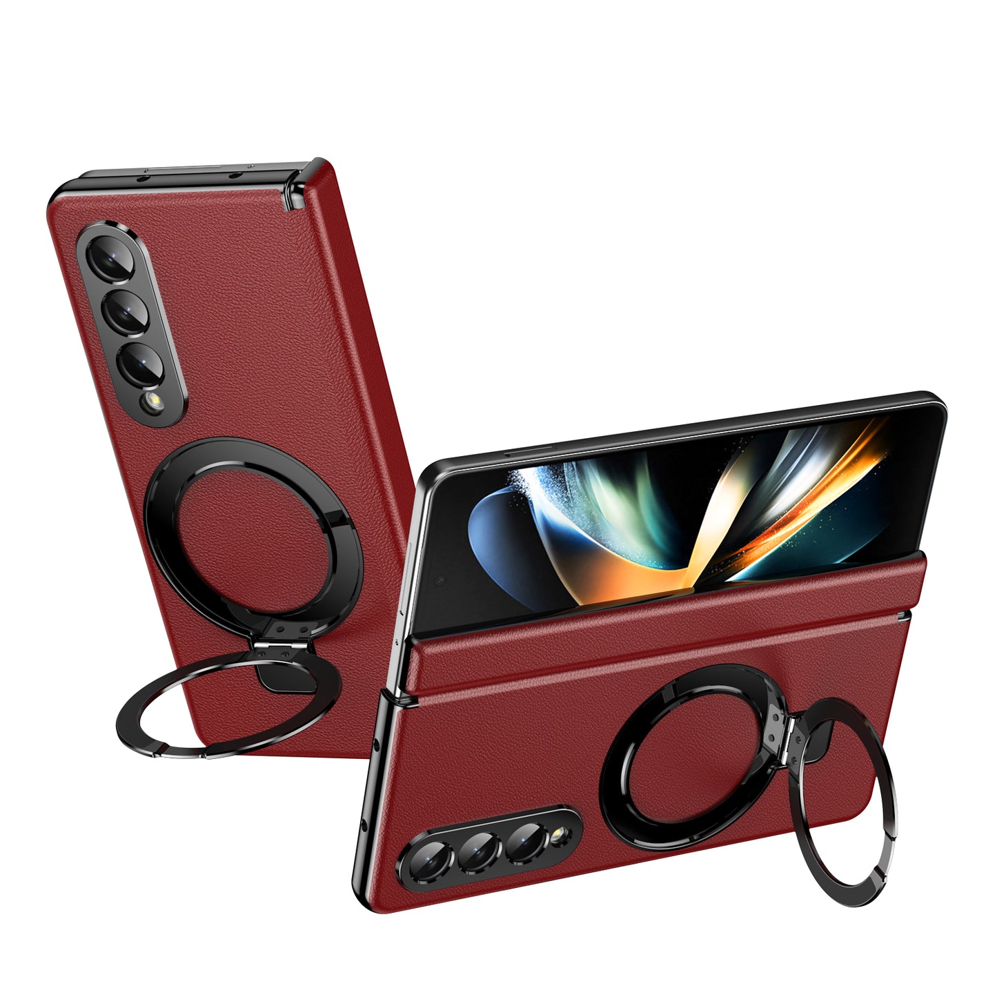 vacuum-plating-leather-magnetic-ring-stand-galaxy-z-fold3-case_6