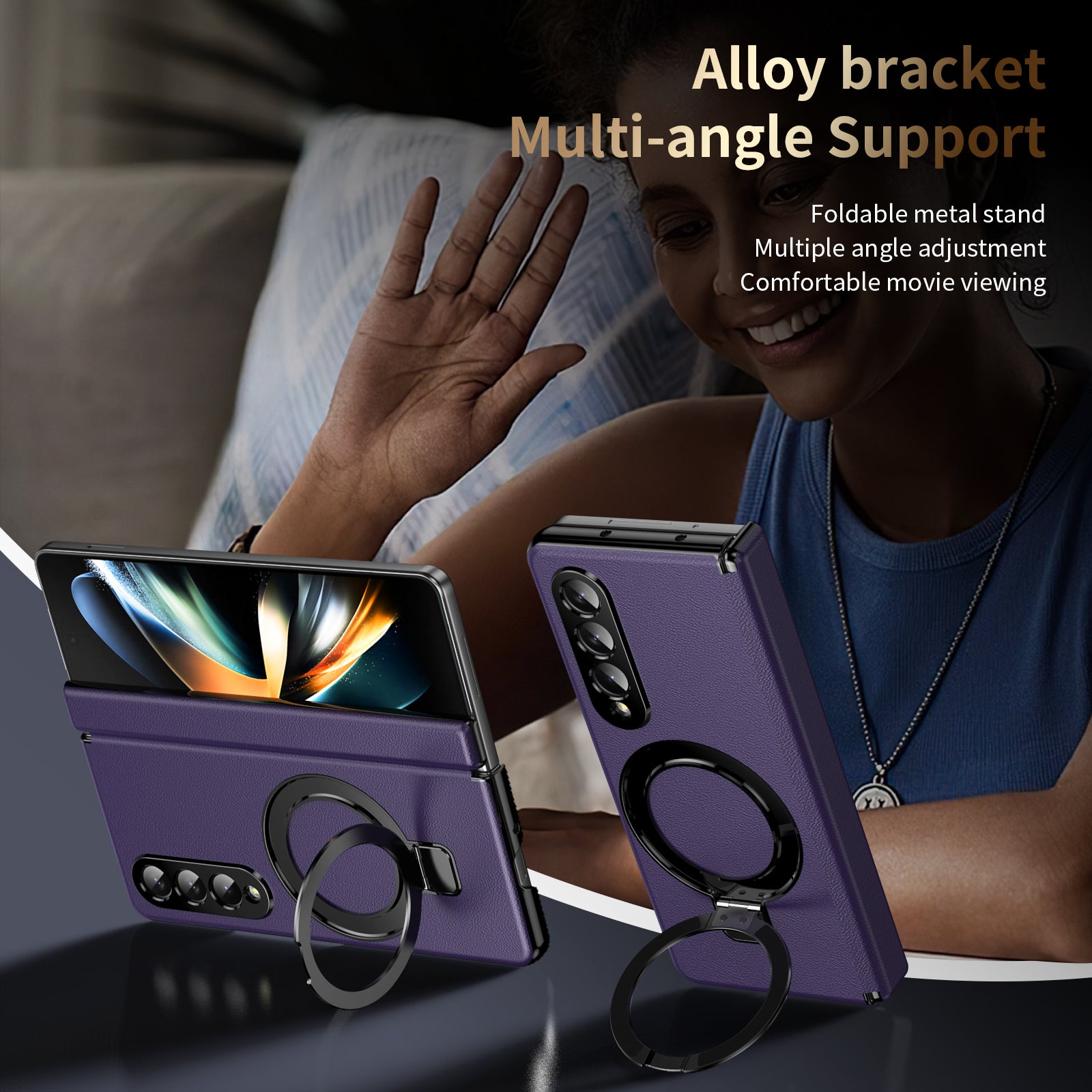 vacuum-plating-leather-magnetic-ring-stand-galaxy-z-fold4-case_10