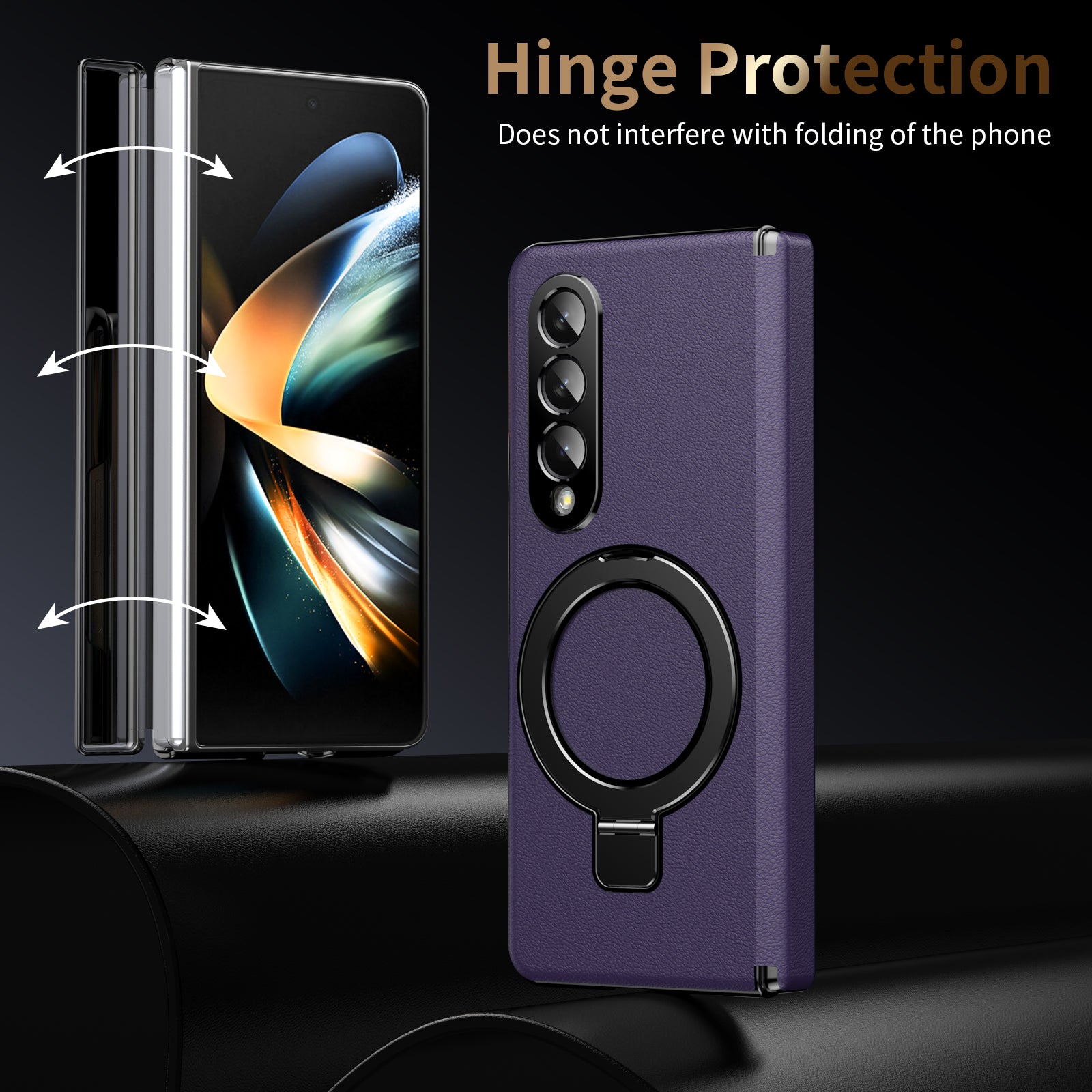 vacuum-plating-leather-magnetic-ring-stand-galaxy-z-fold4-case_12