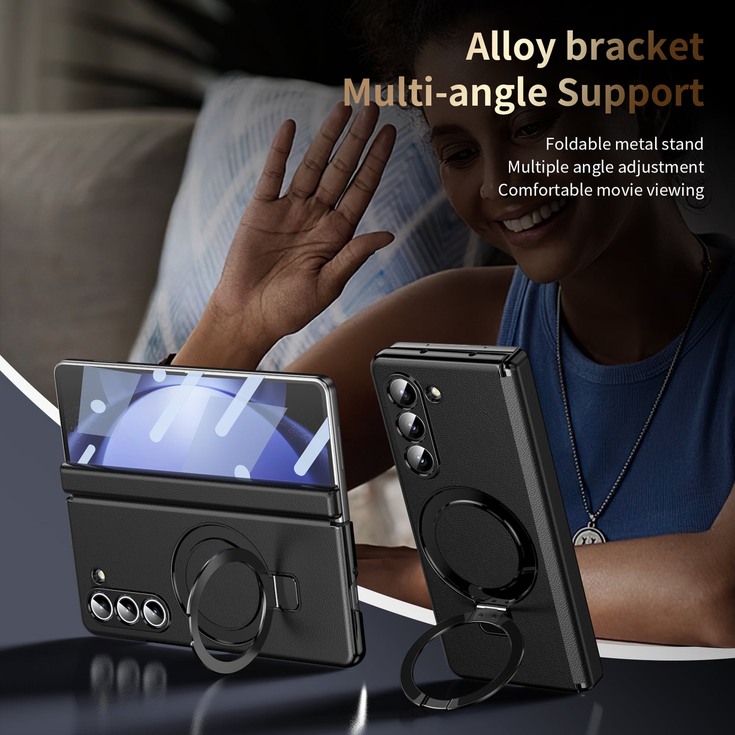 vacuum-plating-leather-magnetic-ring-stand-galaxy-z-fold5-case_7