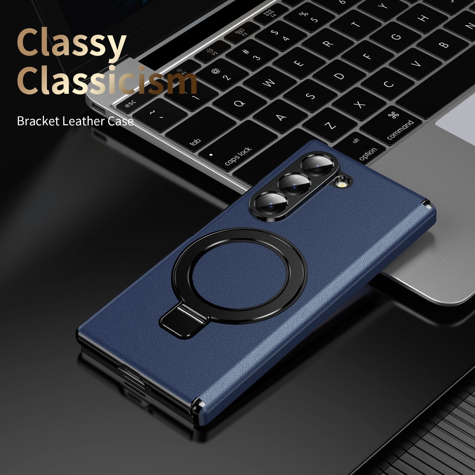 vacuum-plating-leather-magnetic-ring-stand-galaxy-z-fold6-case_14