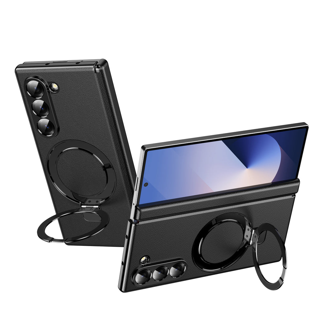 vacuum-plating-leather-magnetic-ring-stand-galaxy-z-fold6-case_6