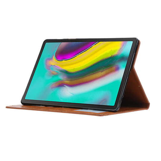 Elevate your Galaxy Tab A 8.0 (2019) with our handcrafted leather folio case. Designed for the modern professional, it combines vintage aesthetics with rugged functionality. Shock resistant, leather wallet with 5 card slots, 2 note slots,1 big pocket, magnetic closure and built-in pencil slot.