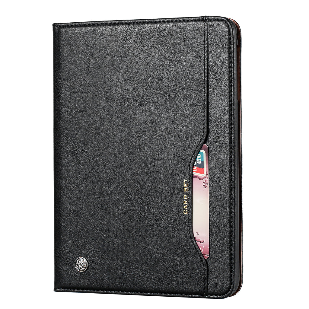 Elevate your Galaxy Tab S6 Lite (10.4-inch, 2020/2024) with our handcrafted leather folio case. Designed for the modern professional, it combines vintage aesthetics with rugged functionality. Shock resistant, leather wallet with 5 card slots, 2 note slots,1 big pocket, magnetic closure and built-in pencil slot.