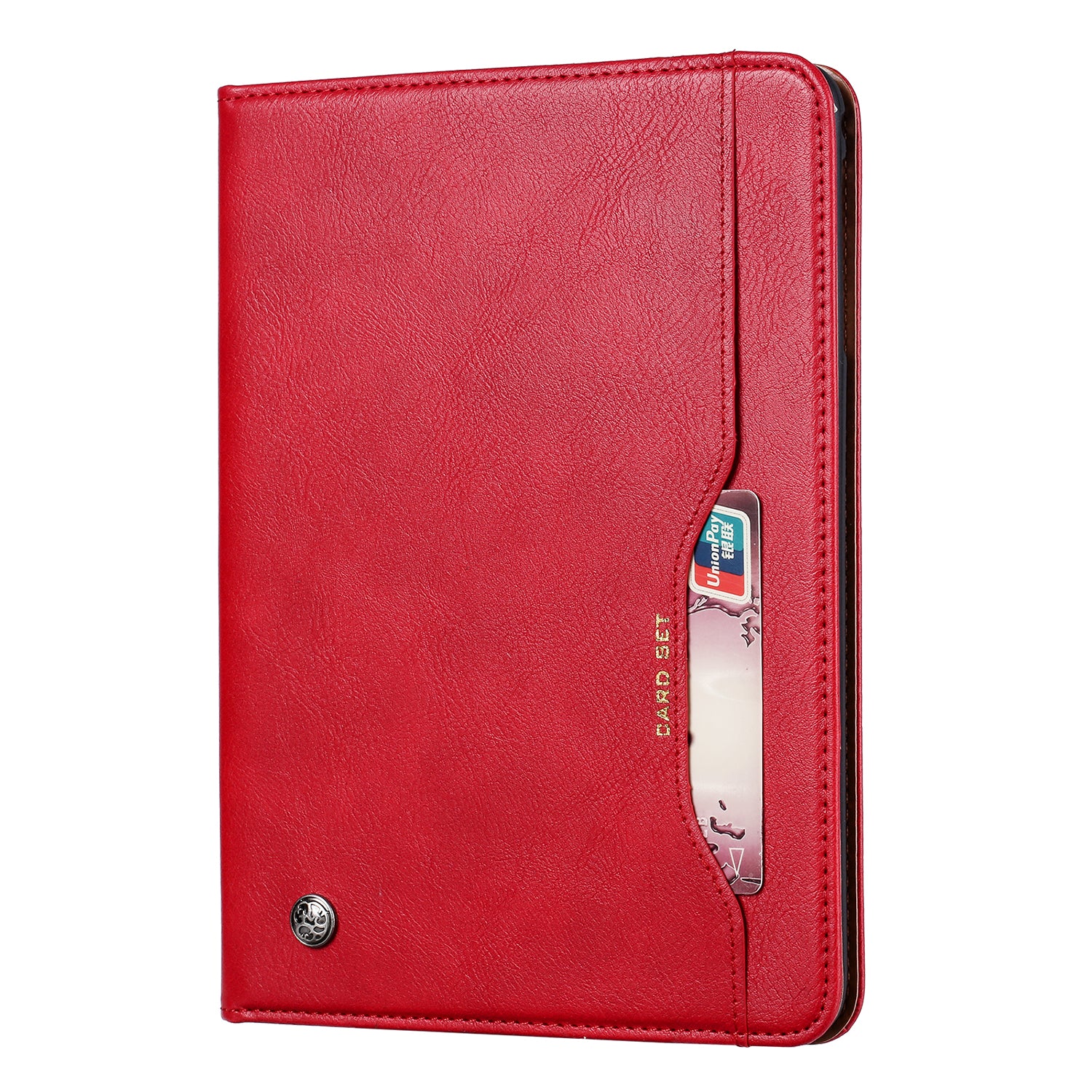 Elevate your Galaxy Tab S6 Lite (10.4-inch, 2020/2024) with our handcrafted leather folio case. Designed for the modern professional, it combines vintage aesthetics with rugged functionality. Shock resistant, leather wallet with 5 card slots, 2 note slots,1 big pocket, magnetic closure and built-in pencil slot.