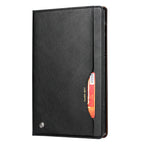 Elevate your Galaxy Tab S7 FE (12.4-inch, 2020) with our handcrafted leather folio case. Designed for the modern professional, it combines vintage aesthetics with rugged functionality. Shock resistant, leather wallet with 5 card slots, 2 note slots,1 big pocket, magnetic closure and built-in pencil slot.