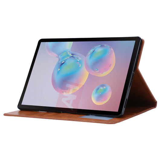 Elevate your Galaxy Tab S8 Plus (12.4-inch, 2022) with our handcrafted leather folio case. Designed for the modern professional, it combines vintage aesthetics with rugged functionality. Shock resistant, leather wallet with 5 card slots, 2 note slots,1 big pocket, magnetic closure and built-in pencil slot.