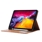 Elevate your iPad Air 7th Gen (13-inch, 2025) with our handcrafted leather folio case. Designed for the modern professional, it combines vintage aesthetics with rugged functionality. Shock resistant, leather wallet with 5 card slots, 2 note slots,1 big pocket, magnetic closure and built-in pencil slot.