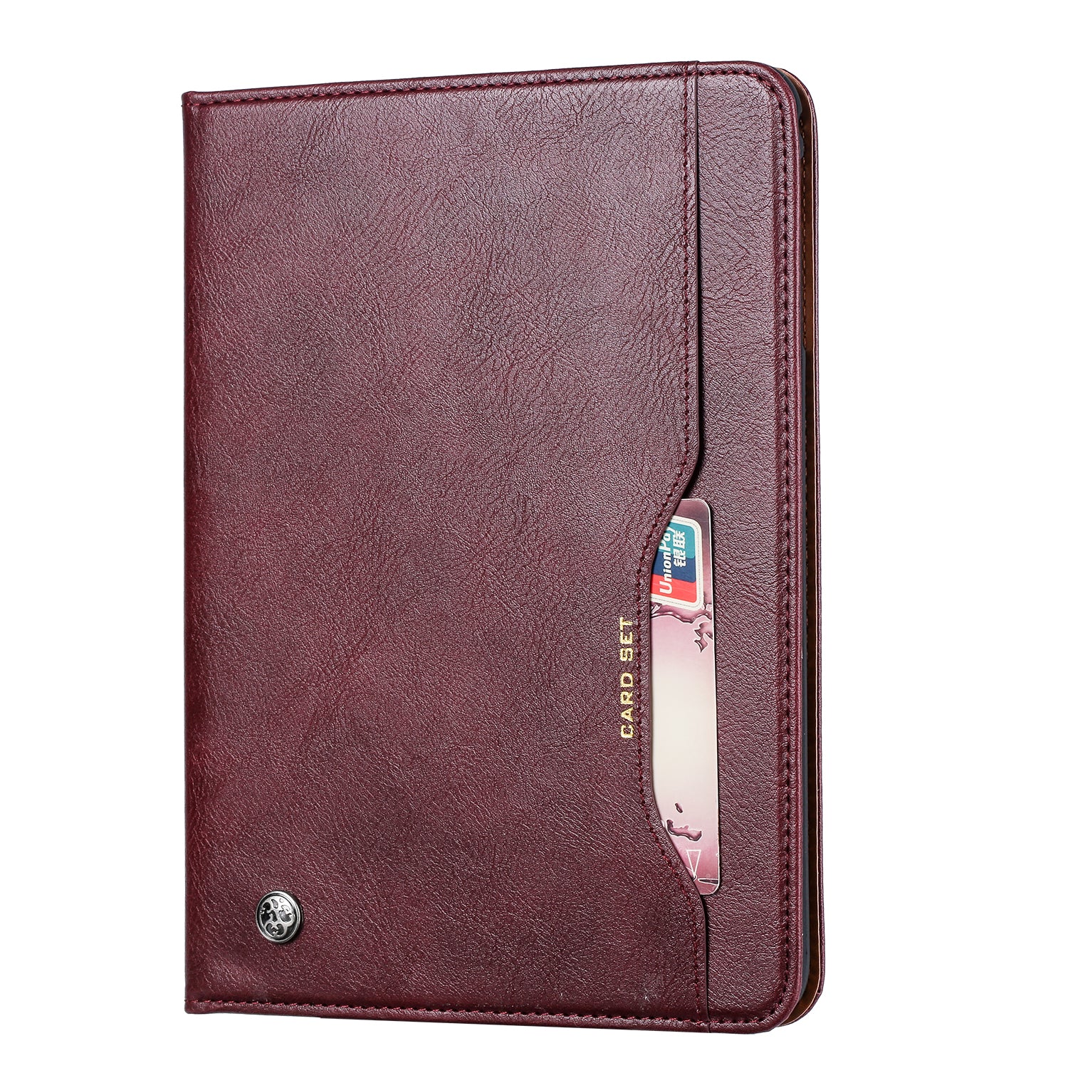 Elevate your iPad Mini 5 (7.9-inch, 2019) with our handcrafted leather folio case. Designed for the modern professional, it combines vintage aesthetics with rugged functionality. Shock resistant, leather wallet with 5 card slots, 2 note slots,1 big pocket, magnetic closure and built-in pencil slot