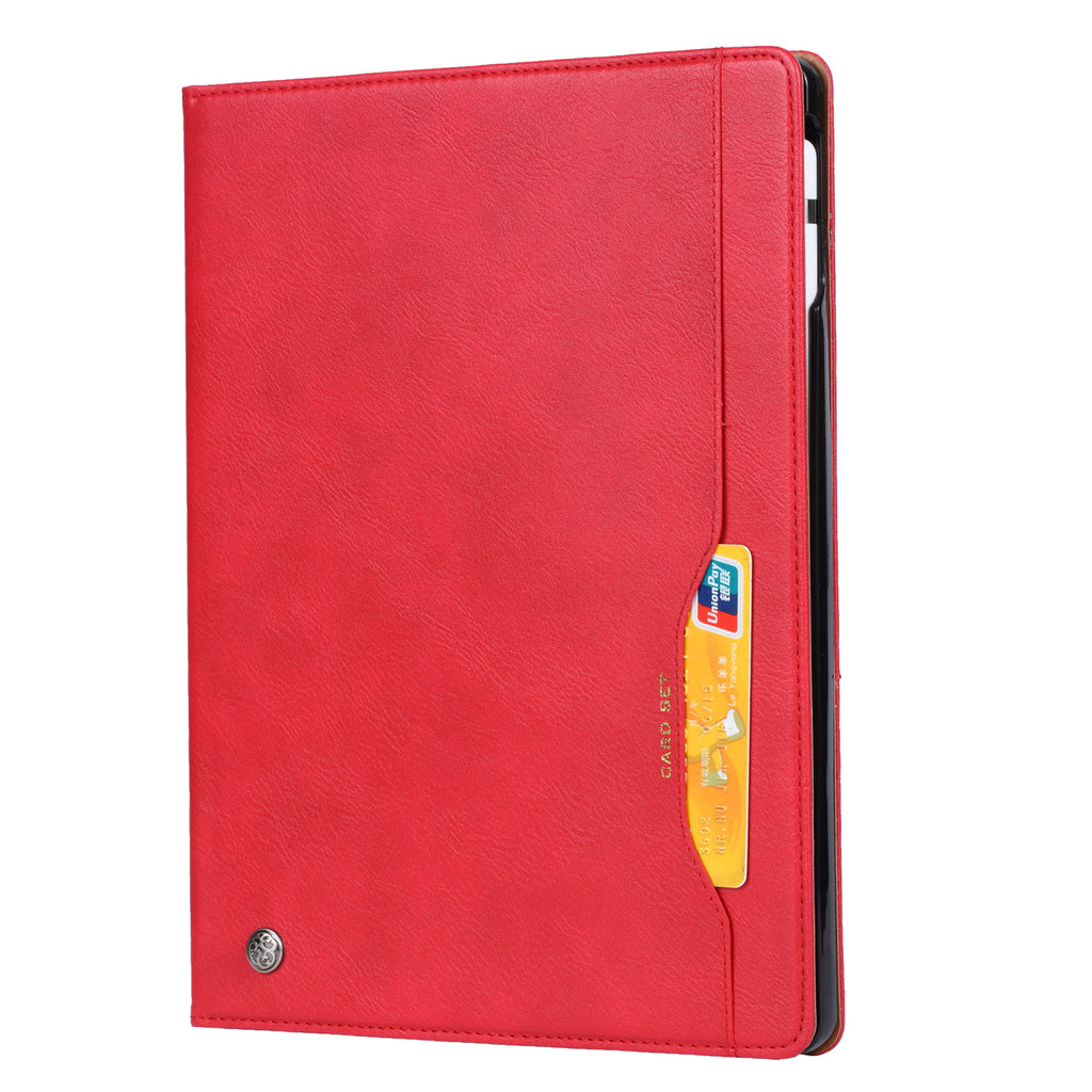 Elevate your iPad Pro 11-inch 1st Gen (2018) with our handcrafted leather folio case. Designed for the modern professional, it combines vintage aesthetics with rugged functionality. Shock resistant, leather wallet with 5 card slots, 2 note slots,1 big pocket, magnetic closure and built-in pencil slot.