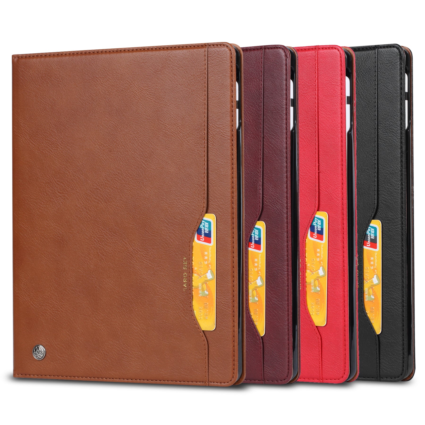 Elevate your iPad Pro 11-inch (5th Gen, 2024) with our handcrafted leather folio case. Designed for the modern professional, it combines vintage aesthetics with rugged functionality. Shock resistant, leather wallet with 5 card slots, 2 note slots,1 big pocket, magnetic closure and built-in pencil slot.