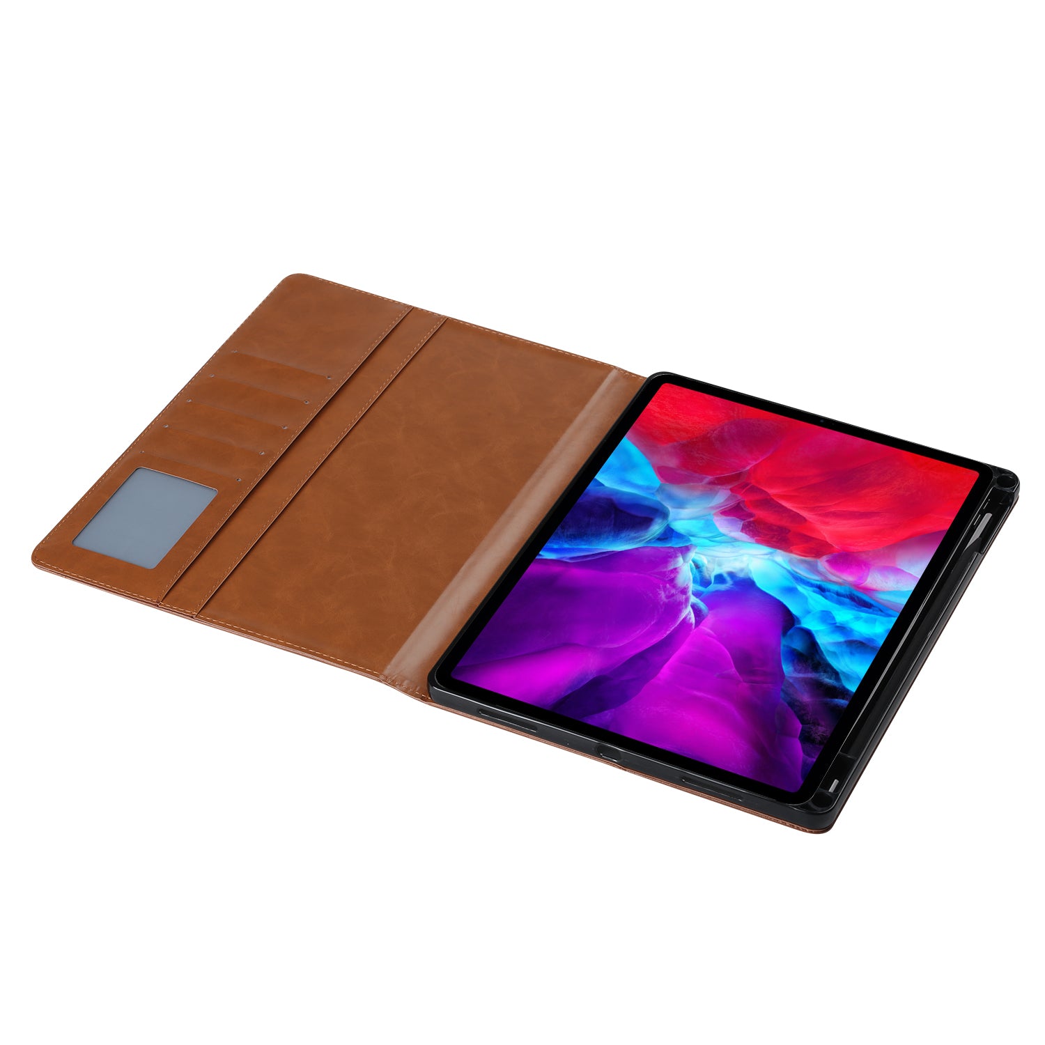 Elevate your iPad Pro 11-inch (5th Gen, 2024) with our handcrafted leather folio case. Designed for the modern professional, it combines vintage aesthetics with rugged functionality. Shock resistant, leather wallet with 5 card slots, 2 note slots,1 big pocket, magnetic closure and built-in pencil slot.