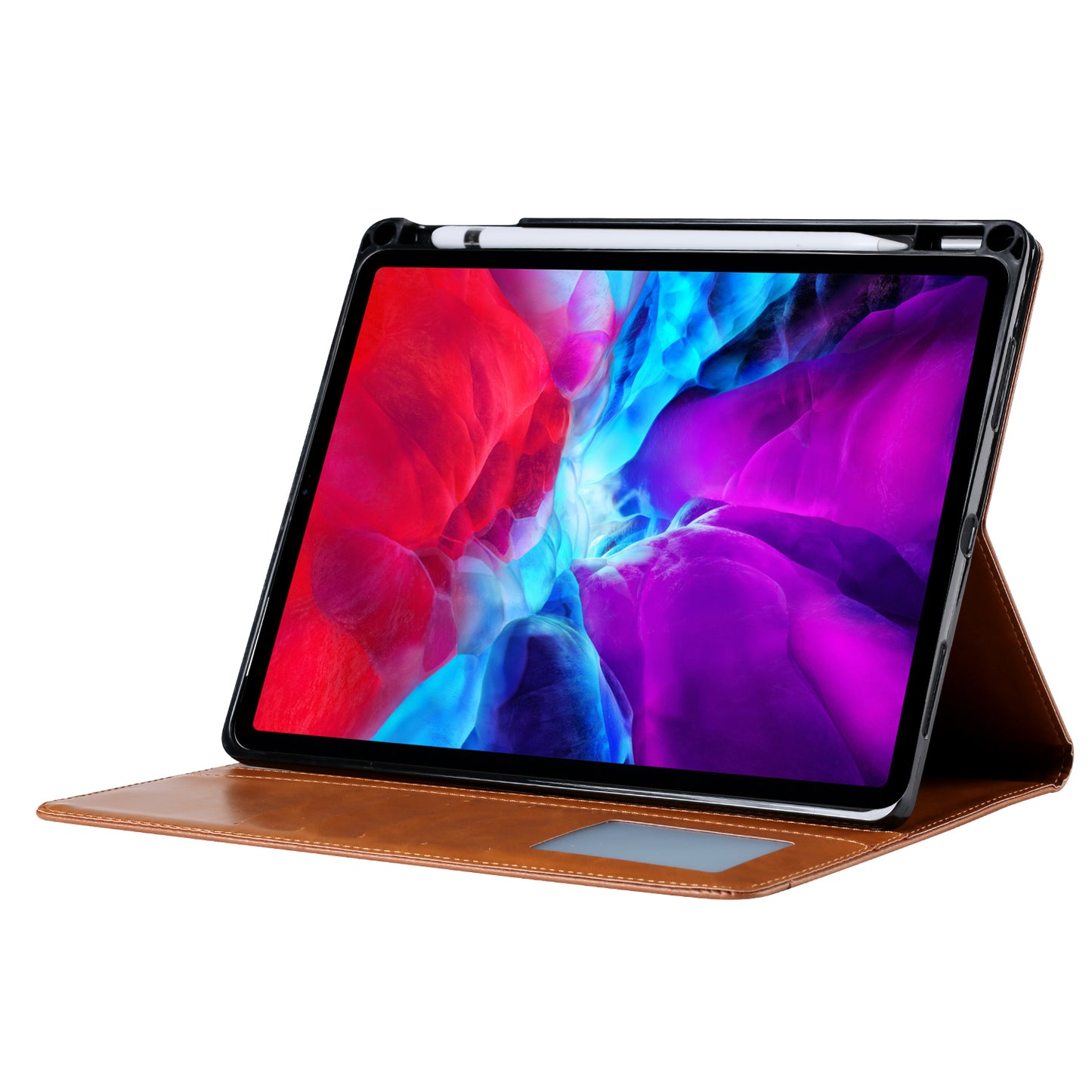 Elevate your iPad Pro 11-inch (5th Gen, 2024) with our handcrafted leather folio case. Designed for the modern professional, it combines vintage aesthetics with rugged functionality. Shock resistant, leather wallet with 5 card slots, 2 note slots,1 big pocket, magnetic closure and built-in pencil slot.