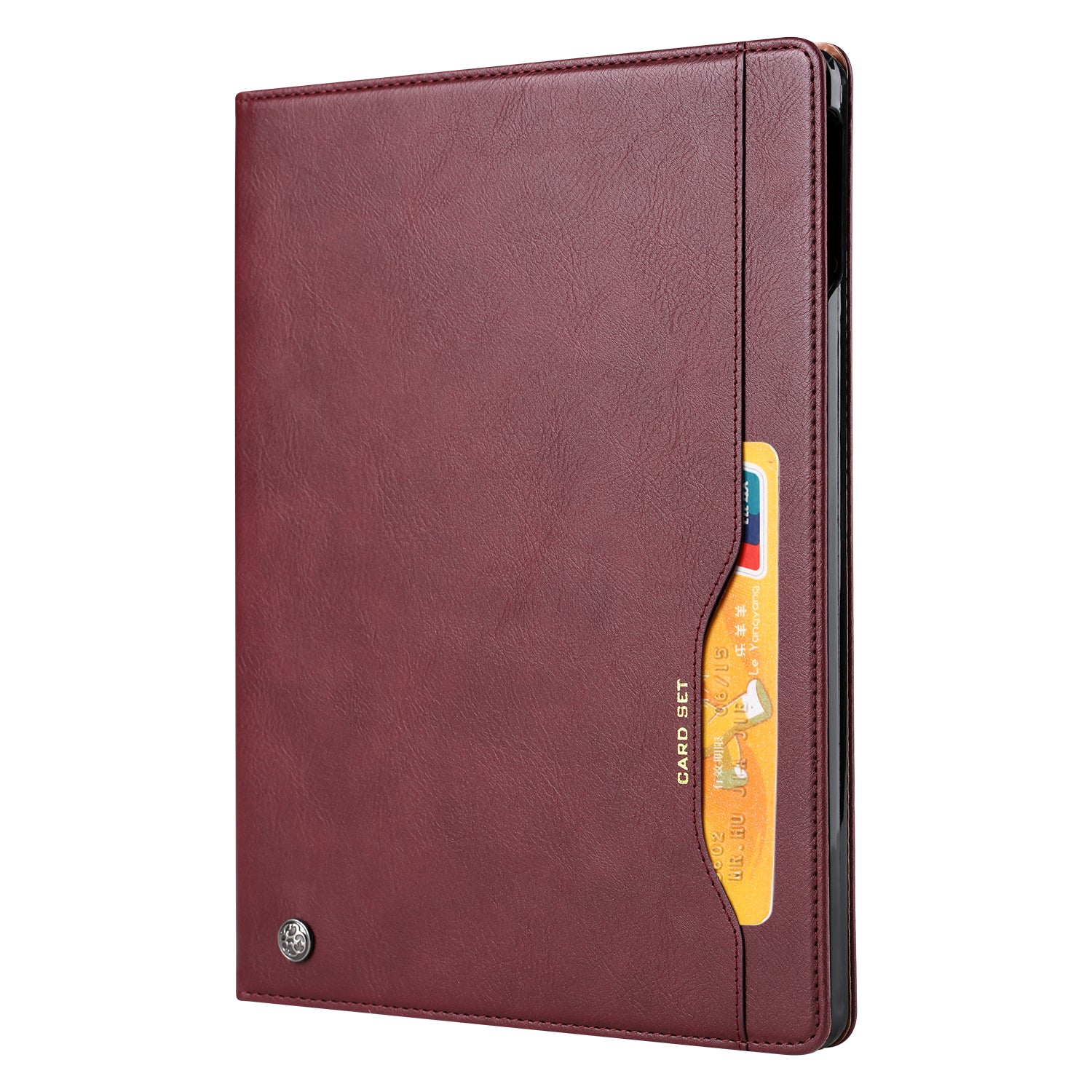 Elevate your iPad Pro 11-inch (5th Gen, 2024) with our handcrafted leather folio case. Designed for the modern professional, it combines vintage aesthetics with rugged functionality. Shock resistant, leather wallet with 5 card slots, 2 note slots,1 big pocket, magnetic closure and built-in pencil slot.