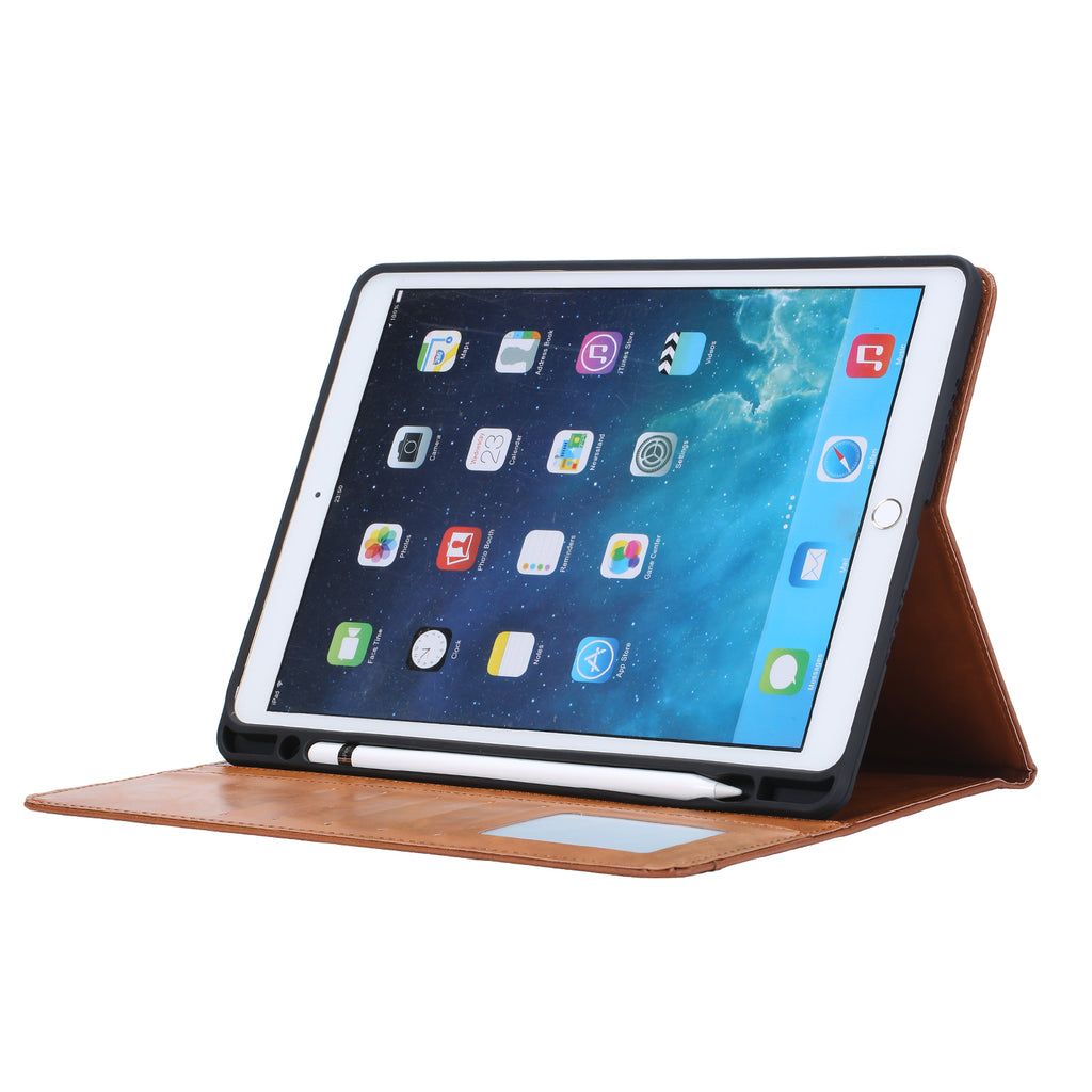 Vintage Tumbled Leather iPad Pro 9.7 Wallet Case Handmade