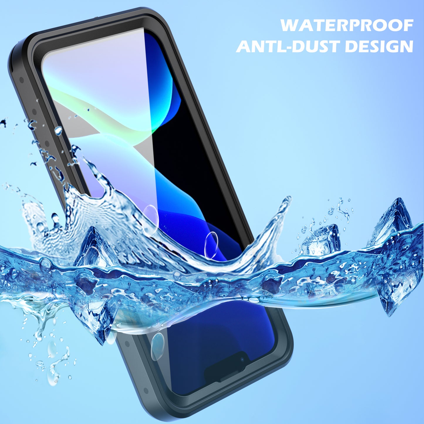Apple iPhone 13 Pro Case Waterproof Submerged Underwater 6.6ft Clear Full Body Protective