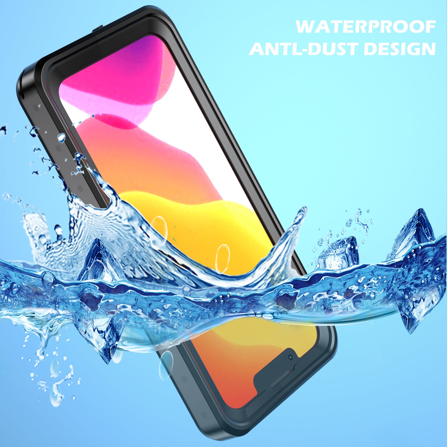Apple iPhone 13 Mini Case Waterproof Submerged Underwater 6.6ft Clear Full Body Protective