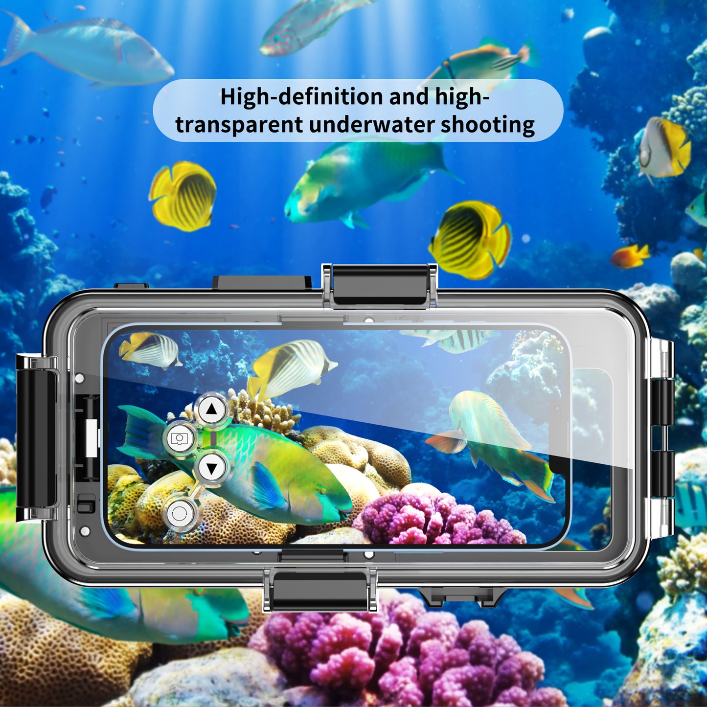 Apple iPhone 12 Pro Max Case Waterproof Under Sea 30 Meters Profession Diving Take Photoes Videos