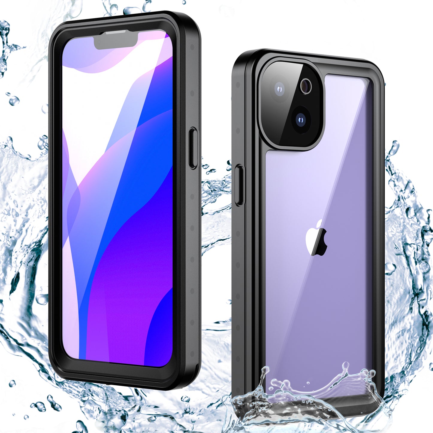 Apple iPhone 13 Case Waterproof Submerged Underwater 6.6ft Clear Full Body Protective