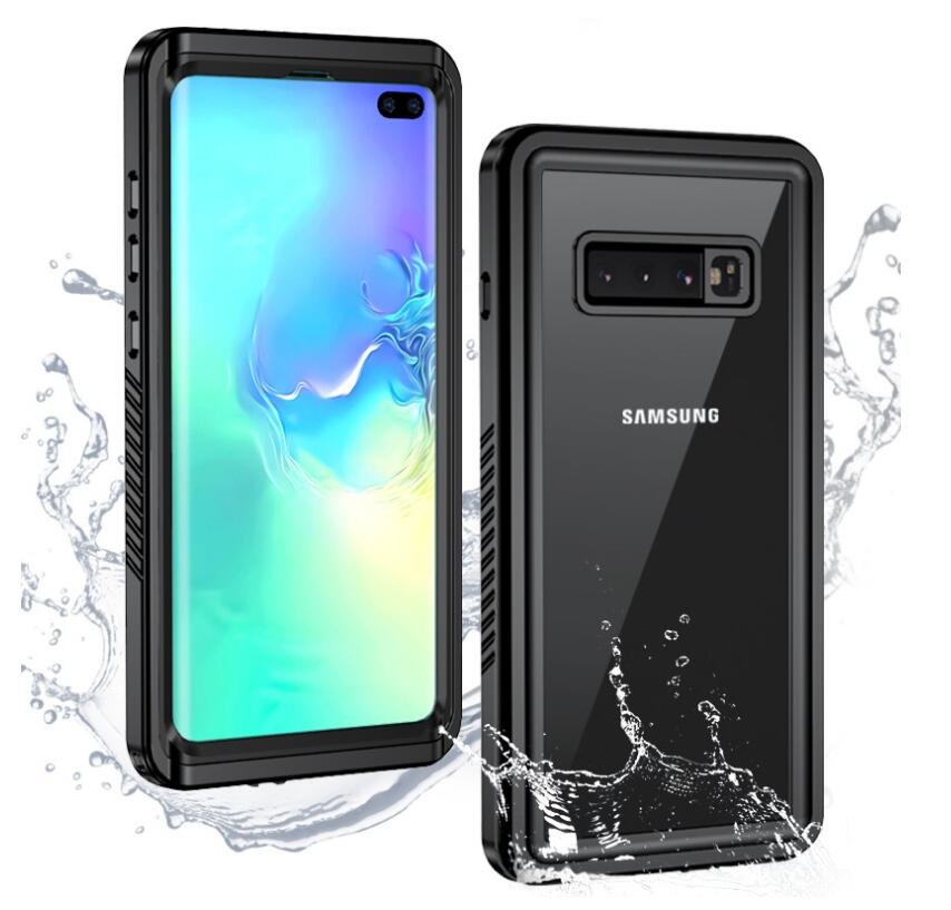 Samsung Galaxy S10+ Case Waterproof 4 in 1 Clear IP68 Certification Full Protection