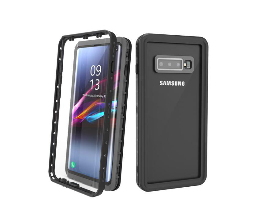 Samsung Galaxy S10+ Case Waterproof IP68 Clear Full Protection Built-in Screen Protector